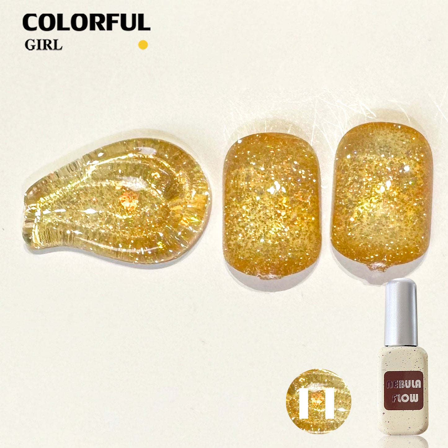 【พร้อมส่ง】NF-015|เบอร์ 1-24 แบบแยกขวด สีเจลแฟลช NebulNFlow|สีทาเล็บเจล cต้องอบ ส่งไว แถม ชาร์ทสี ยาทาเล็บเจล