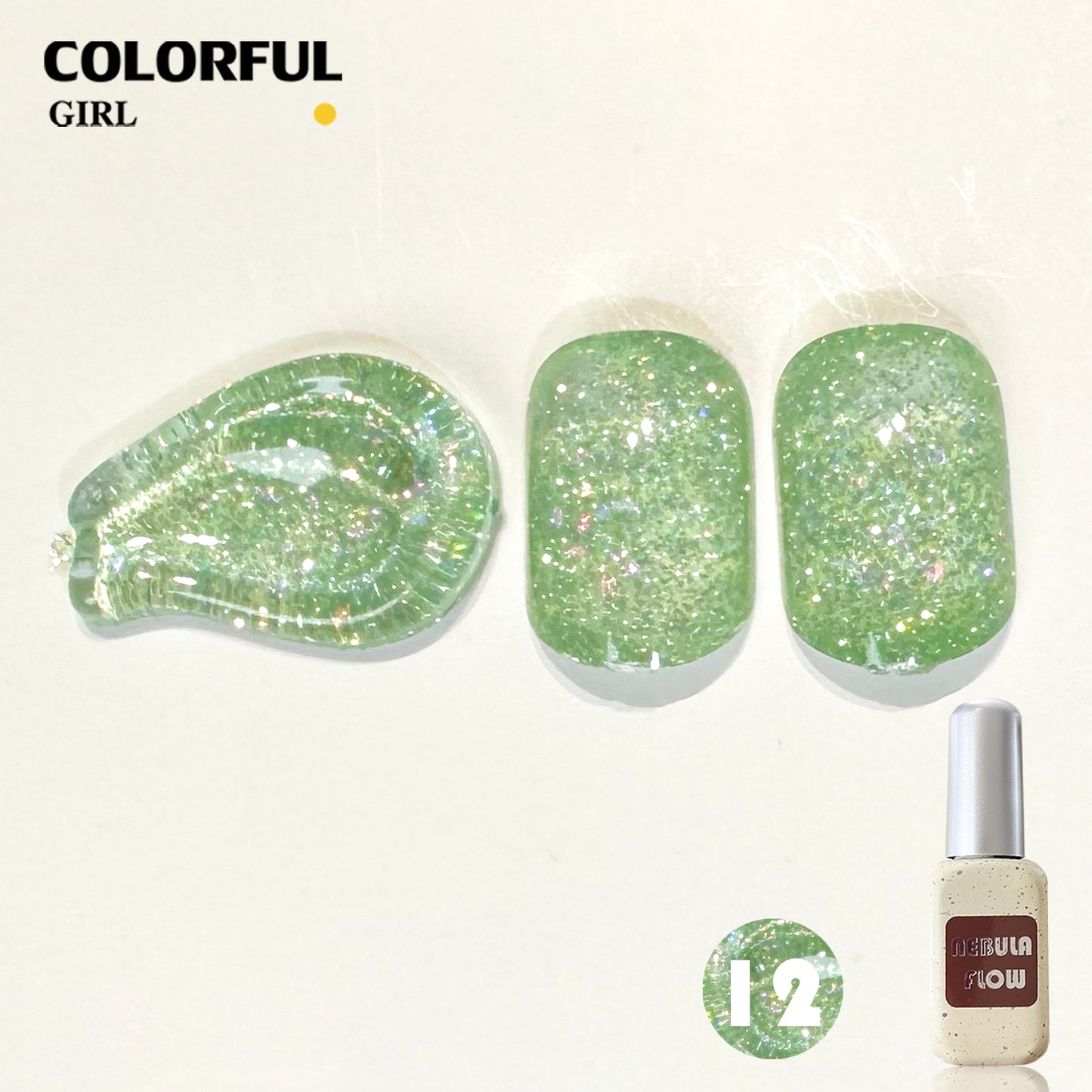 【พร้อมส่ง】NF-015|เบอร์ 1-24 แบบแยกขวด สีเจลแฟลช NebulNFlow|สีทาเล็บเจล cต้องอบ ส่งไว แถม ชาร์ทสี ยาทาเล็บเจล