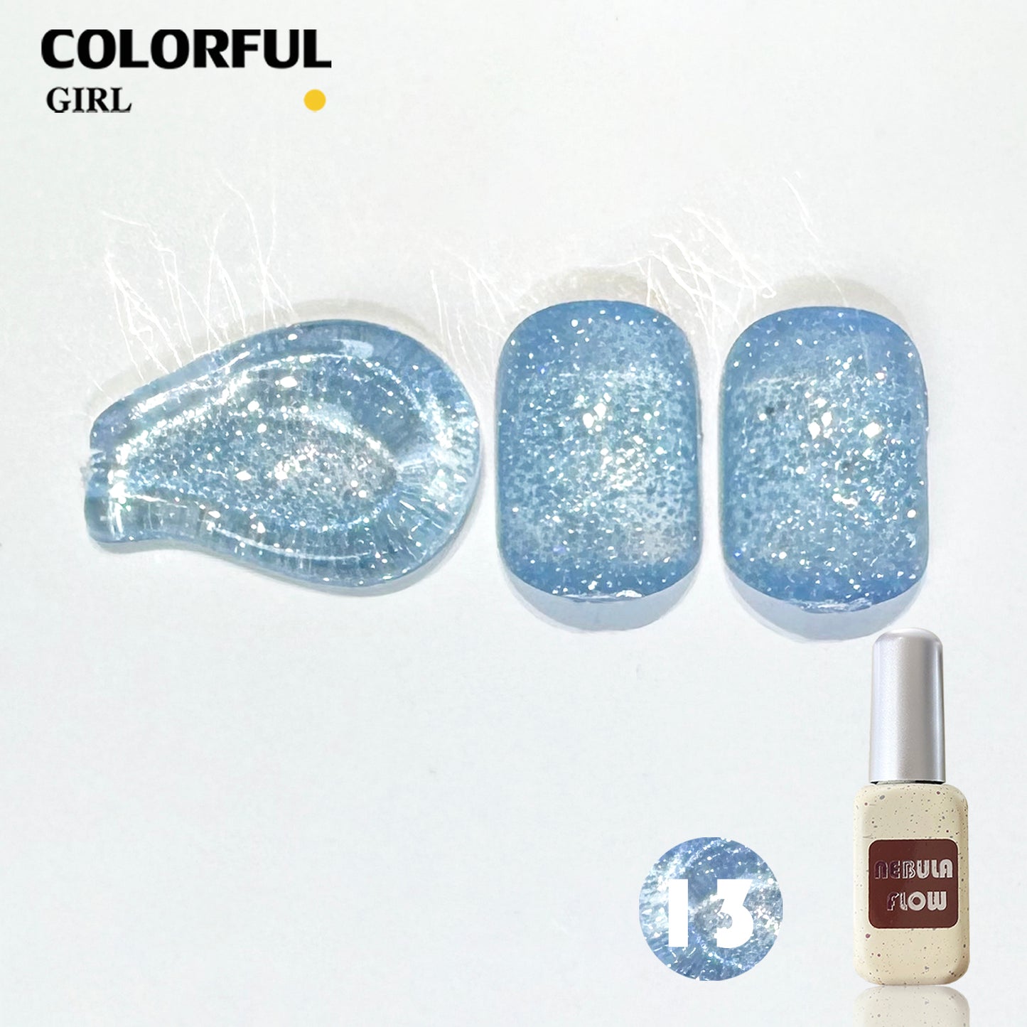 【พร้อมส่ง】NF-015|เบอร์ 1-24 แบบแยกขวด สีเจลแฟลช NebulNFlow|สีทาเล็บเจล cต้องอบ ส่งไว แถม ชาร์ทสี ยาทาเล็บเจล