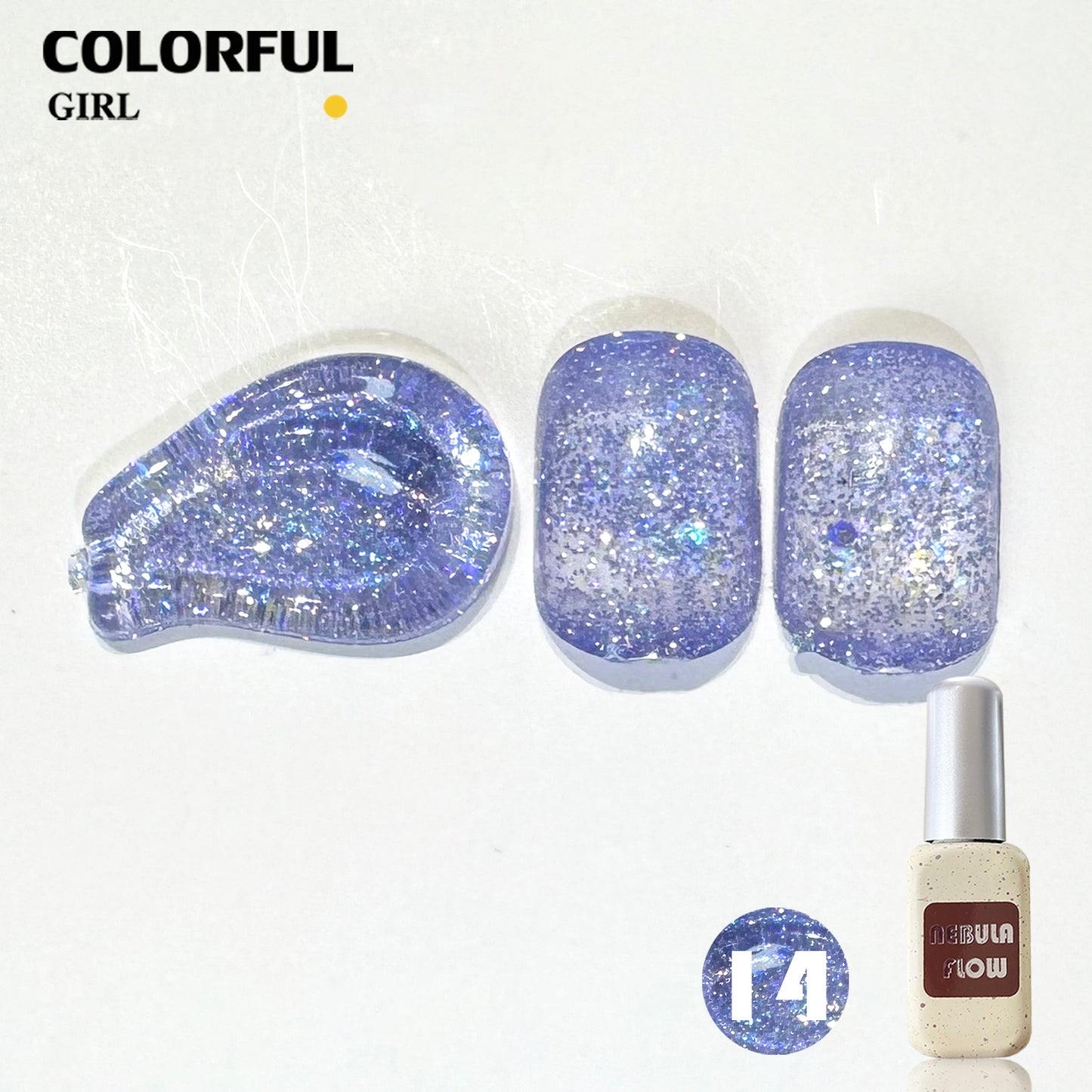 【พร้อมส่ง】NF-015|เบอร์ 1-24 แบบแยกขวด สีเจลแฟลช NebulNFlow|สีทาเล็บเจล cต้องอบ ส่งไว แถม ชาร์ทสี ยาทาเล็บเจล