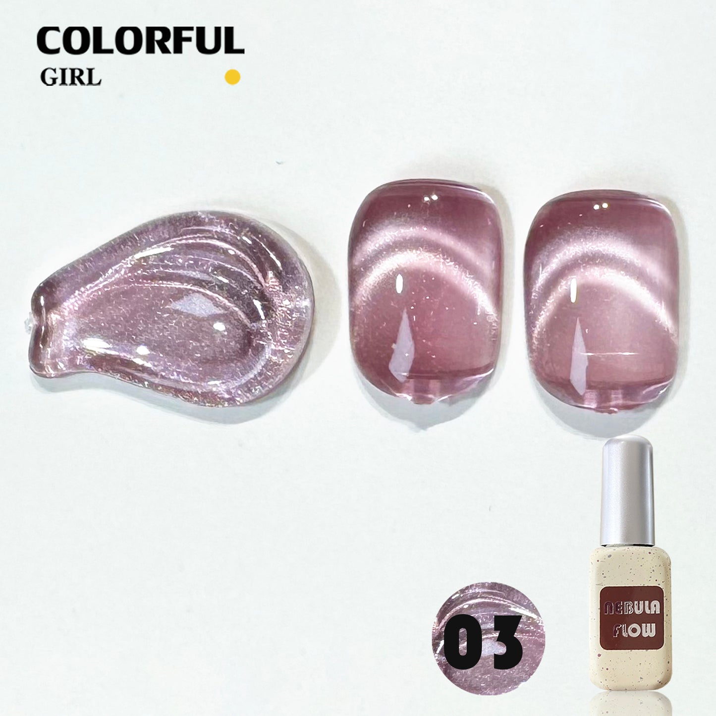 【พร้อมส่ง】NF-019|เบอร์ 1-24 สีเจลแคทอายเนื้อซาติน NebulNFlow|แบบแยกขวด สีเจลแคทอาย สีแน่น วิบวับ สีลูกแก้ว สวยมาก ต้องอบ ส่งไว