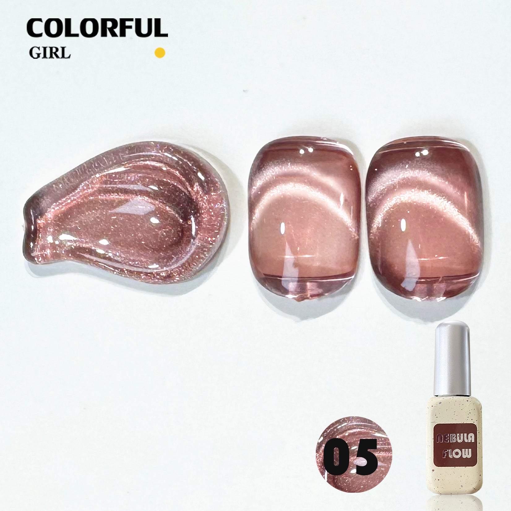 【พร้อมส่ง】NF-019|เบอร์ 1-24 สีเจลแคทอายเนื้อซาติน NebulNFlow|แบบแยกขวด สีเจลแคทอาย สีแน่น วิบวับ สีลูกแก้ว สวยมาก ต้องอบ ส่งไว