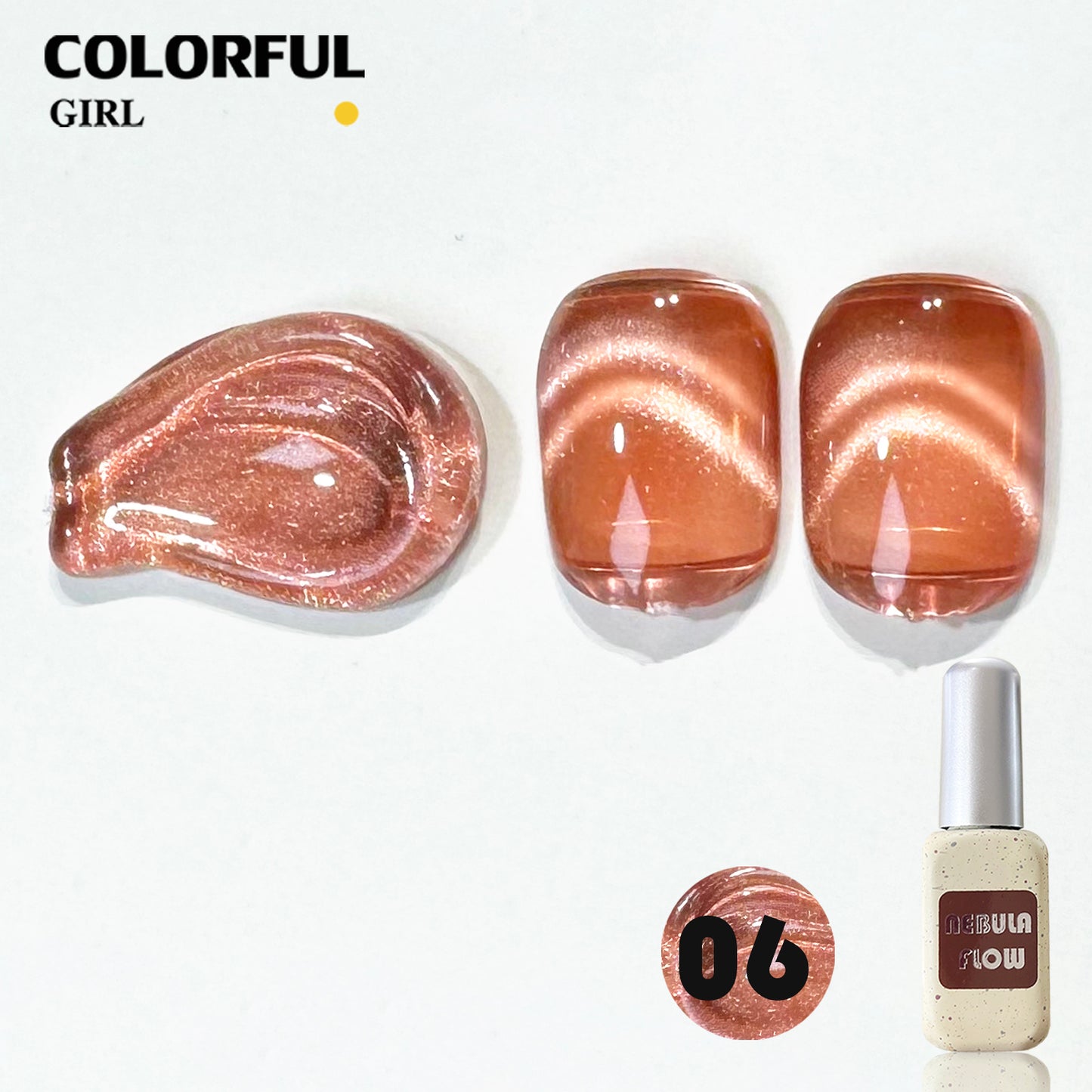 【พร้อมส่ง】NF-019|เบอร์ 1-24 สีเจลแคทอายเนื้อซาติน NebulNFlow|แบบแยกขวด สีเจลแคทอาย สีแน่น วิบวับ สีลูกแก้ว สวยมาก ต้องอบ ส่งไว