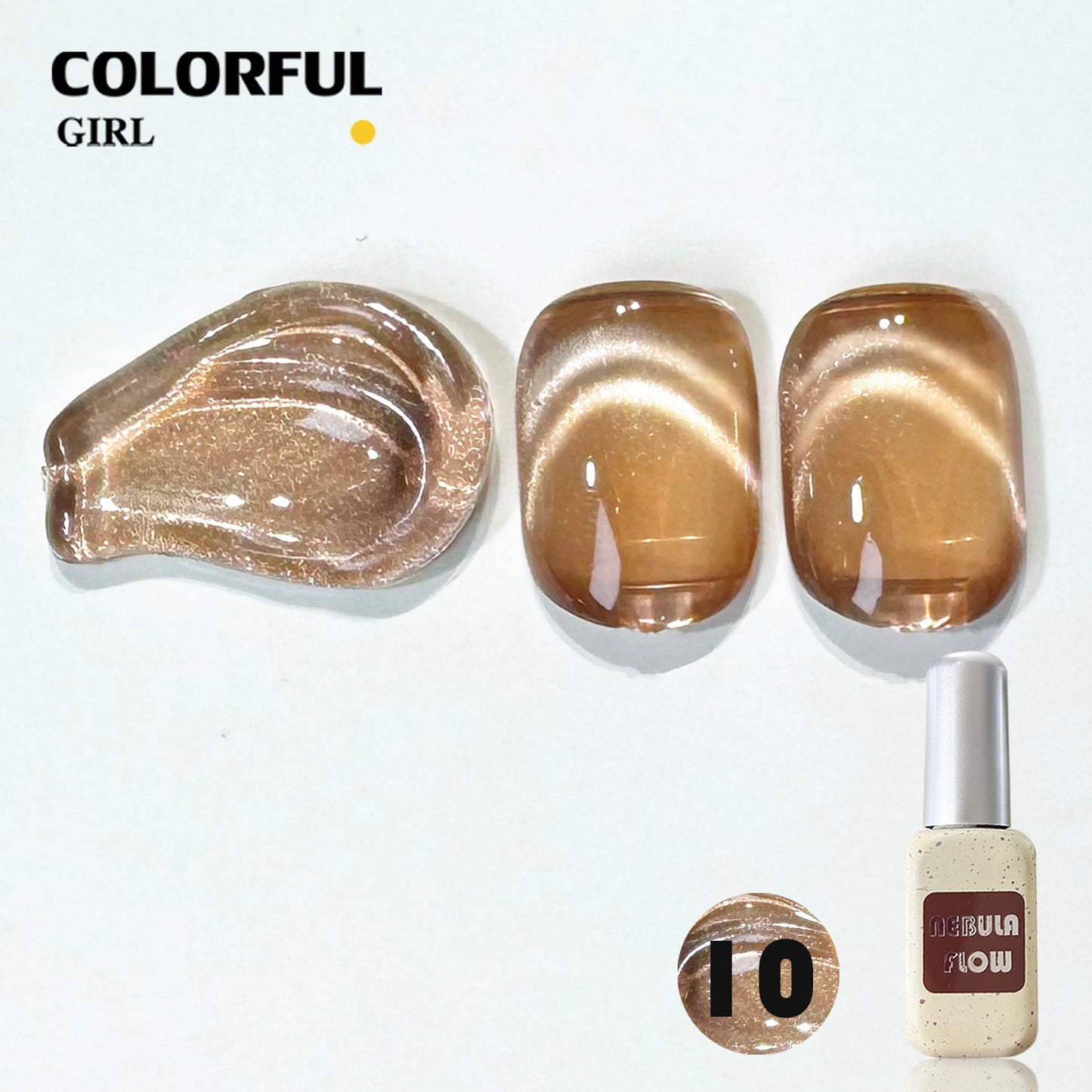 【พร้อมส่ง】NF-019|เบอร์ 1-24 สีเจลแคทอายเนื้อซาติน NebulNFlow|แบบแยกขวด สีเจลแคทอาย สีแน่น วิบวับ สีลูกแก้ว สวยมาก ต้องอบ ส่งไว