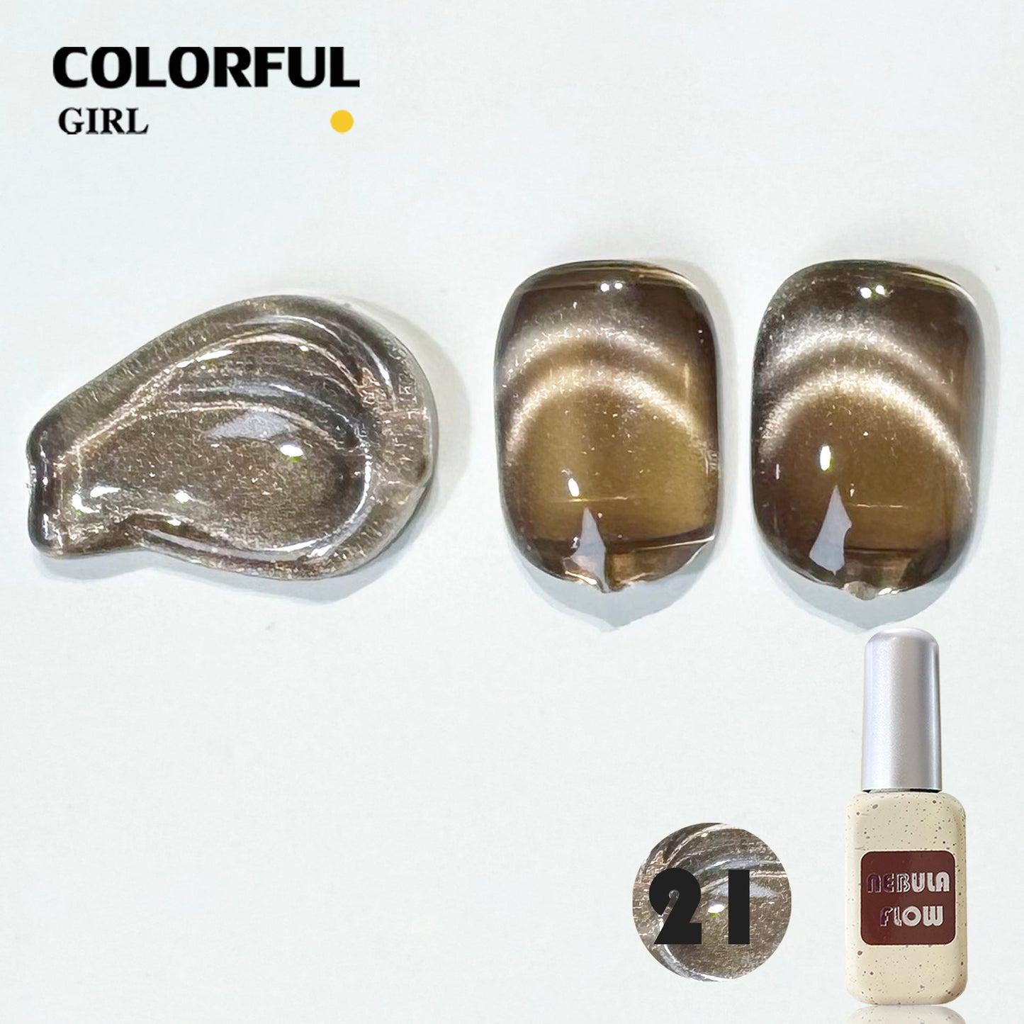 【พร้อมส่ง】NF-019|เบอร์ 1-24 สีเจลแคทอายเนื้อซาติน NebulNFlow|แบบแยกขวด สีเจลแคทอาย สีแน่น วิบวับ สีลูกแก้ว สวยมาก ต้องอบ ส่งไว