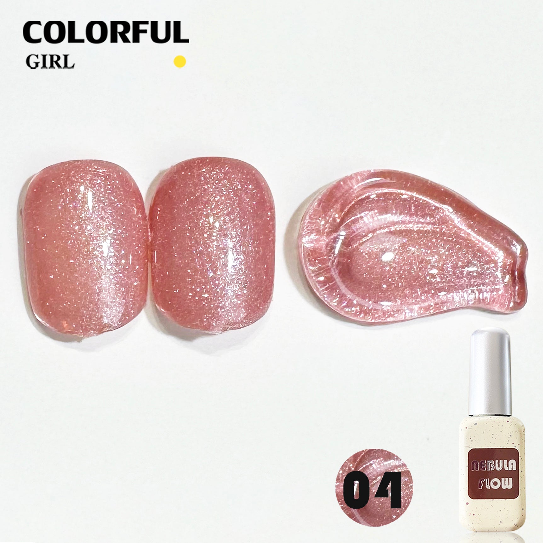 NebulNFlow 24สี สีเจลชิมเมอร์ แบบแยกขวด |สีเจลชิมเมอร์