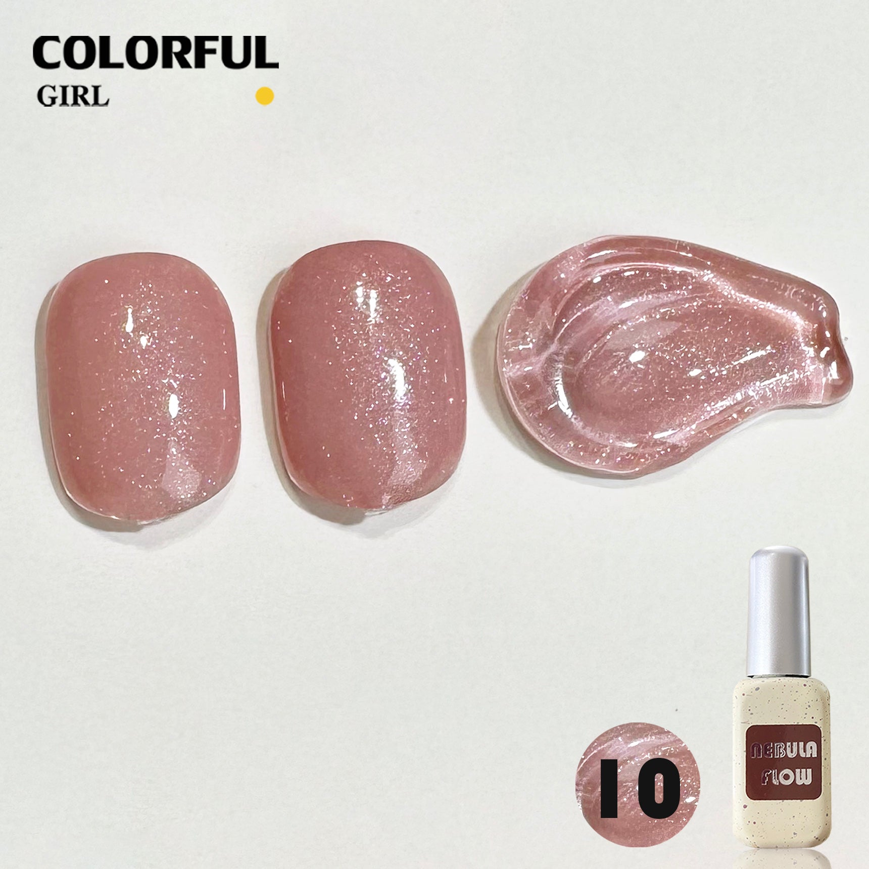 NebulNFlow 24สี สีเจลชิมเมอร์ แบบแยกขวด |สีเจลชิมเมอร์
