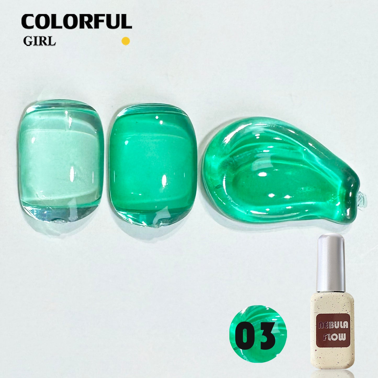 ✨พร้อมส่ง🇹🇭✨NF-020|เบอร์ 1-24 สีเจลไซรัป แบบแยกขวด NebulNFlow |เนื้อสวยละมุนค่ะ สีลูกกวาด ไม่บางจนเกินไปทาง่ายและสวยมากค่ะ