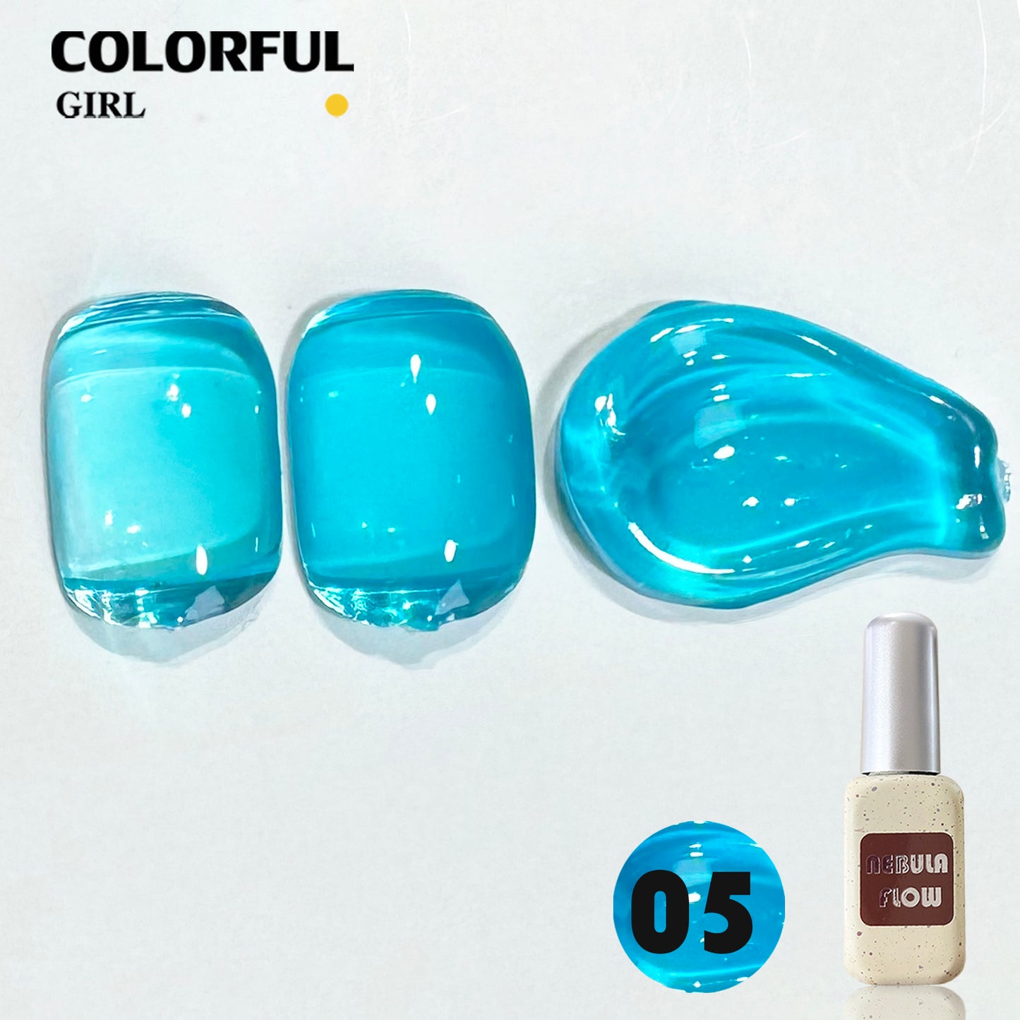 ✨พร้อมส่ง🇹🇭✨NF-020|เบอร์ 1-24 สีเจลไซรัป แบบแยกขวด NebulNFlow |เนื้อสวยละมุนค่ะ สีลูกกวาด ไม่บางจนเกินไปทาง่ายและสวยมากค่ะ