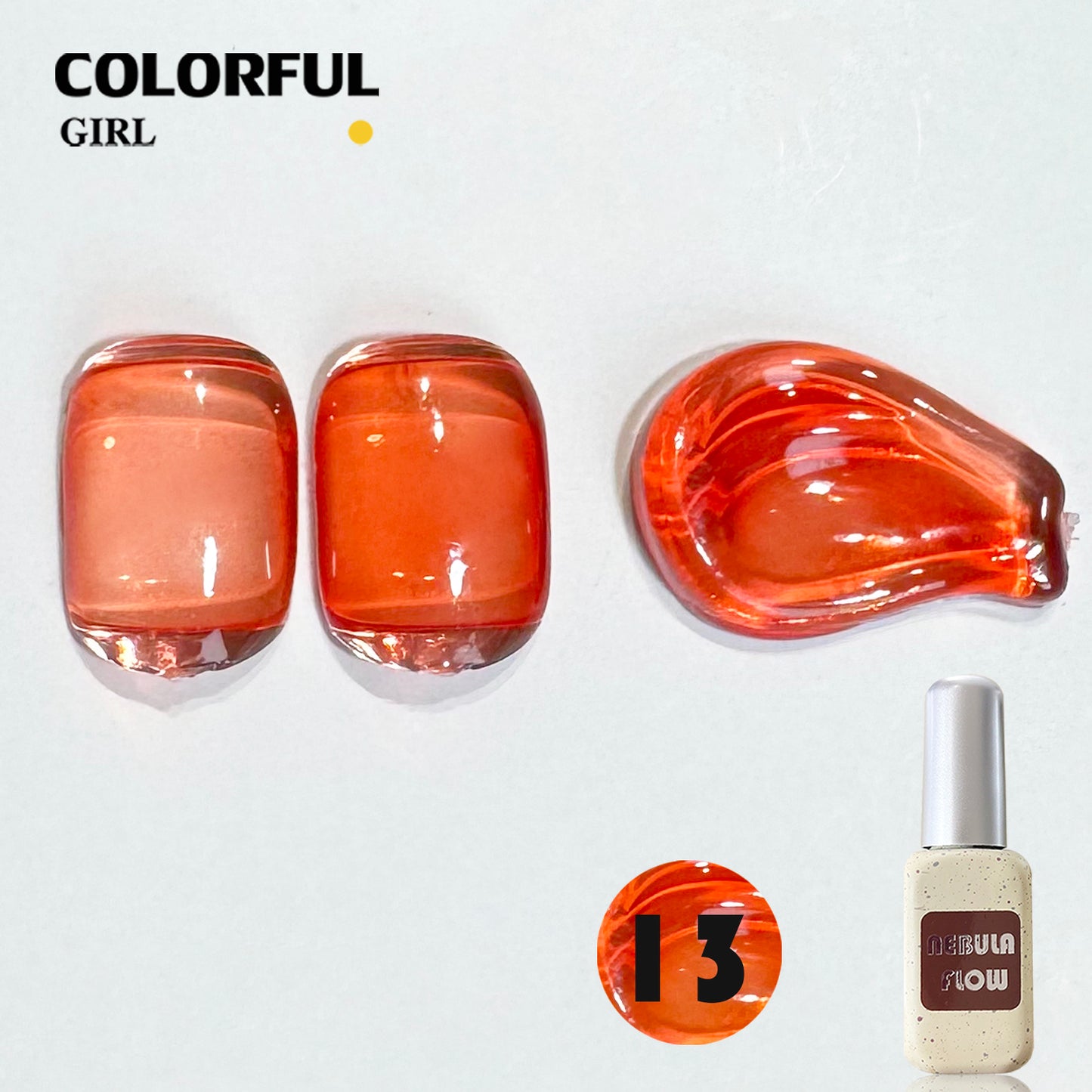 ✨พร้อมส่ง🇹🇭✨NF-020|เบอร์ 1-24 สีเจลไซรัป แบบแยกขวด NebulNFlow |เนื้อสวยละมุนค่ะ สีลูกกวาด ไม่บางจนเกินไปทาง่ายและสวยมากค่ะ