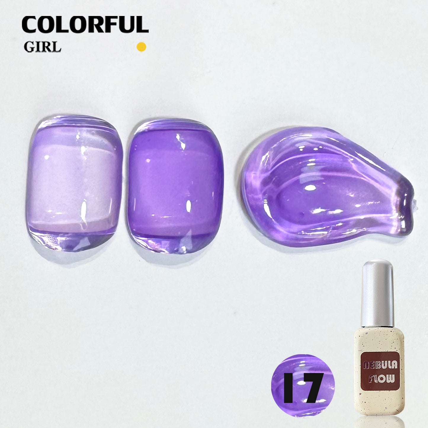 ✨พร้อมส่ง🇹🇭✨NF-020|เบอร์ 1-24 สีเจลไซรัป แบบแยกขวด NebulNFlow |เนื้อสวยละมุนค่ะ สีลูกกวาด ไม่บางจนเกินไปทาง่ายและสวยมากค่ะ