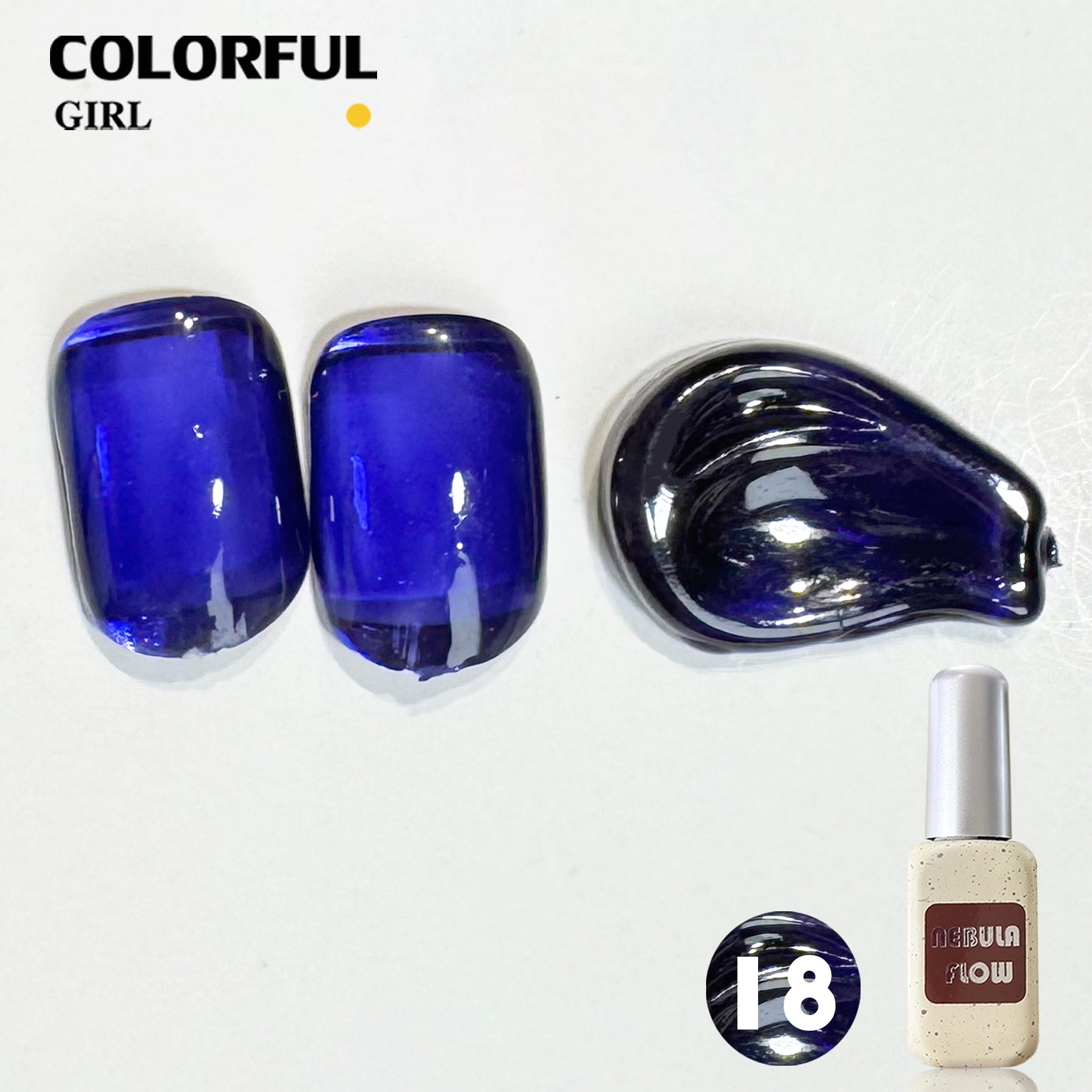 NebulNFlow แบบแยกขวด เบอร์ 1-24 สีเจลไซรัป |เนื้อสวยละมุนค่ะ สีลูกกวาด ไม่บางจนเกินไปทาง่าย