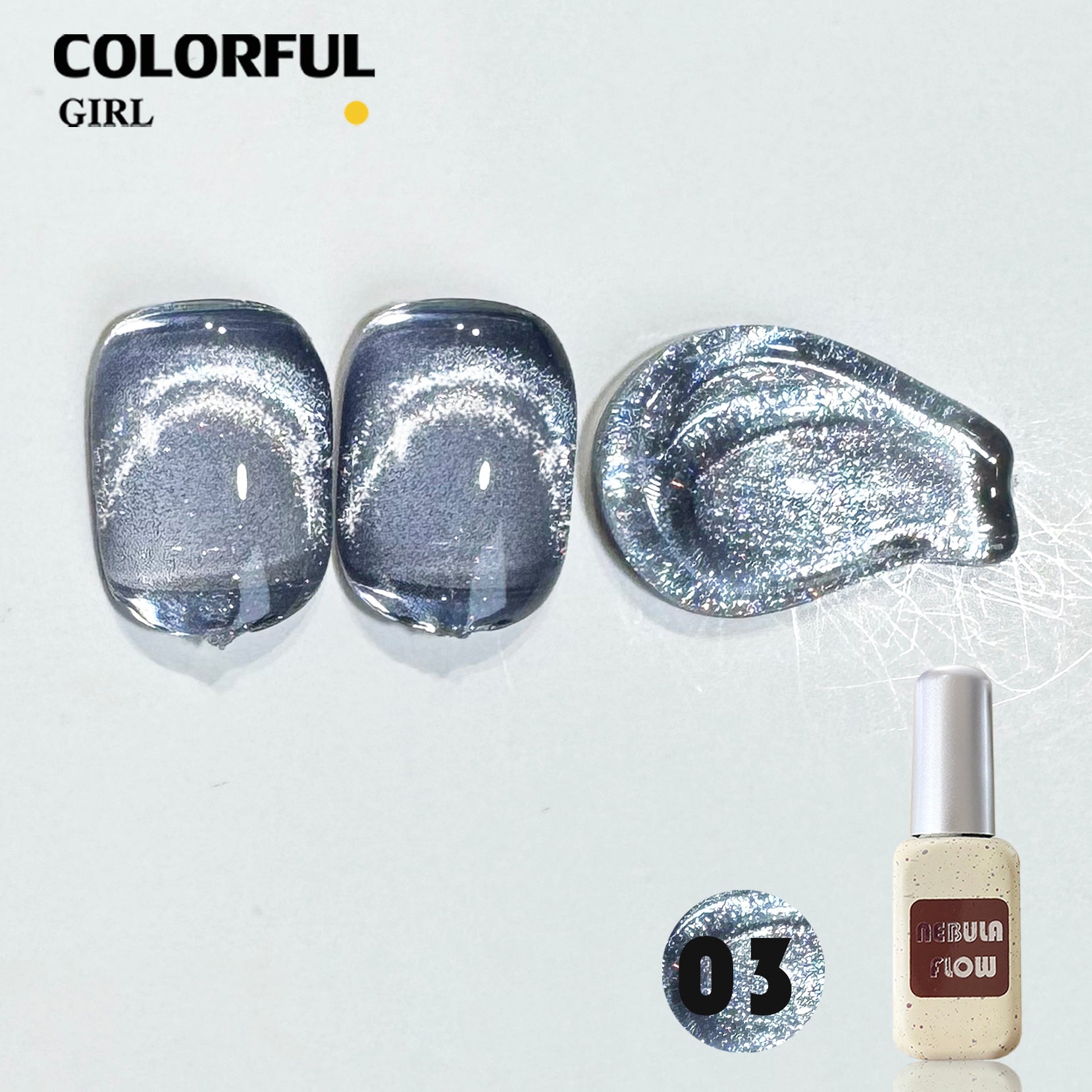 NebulNFlow เบอร์ 1-24 สีเจลแคทอาย แบบแยก
