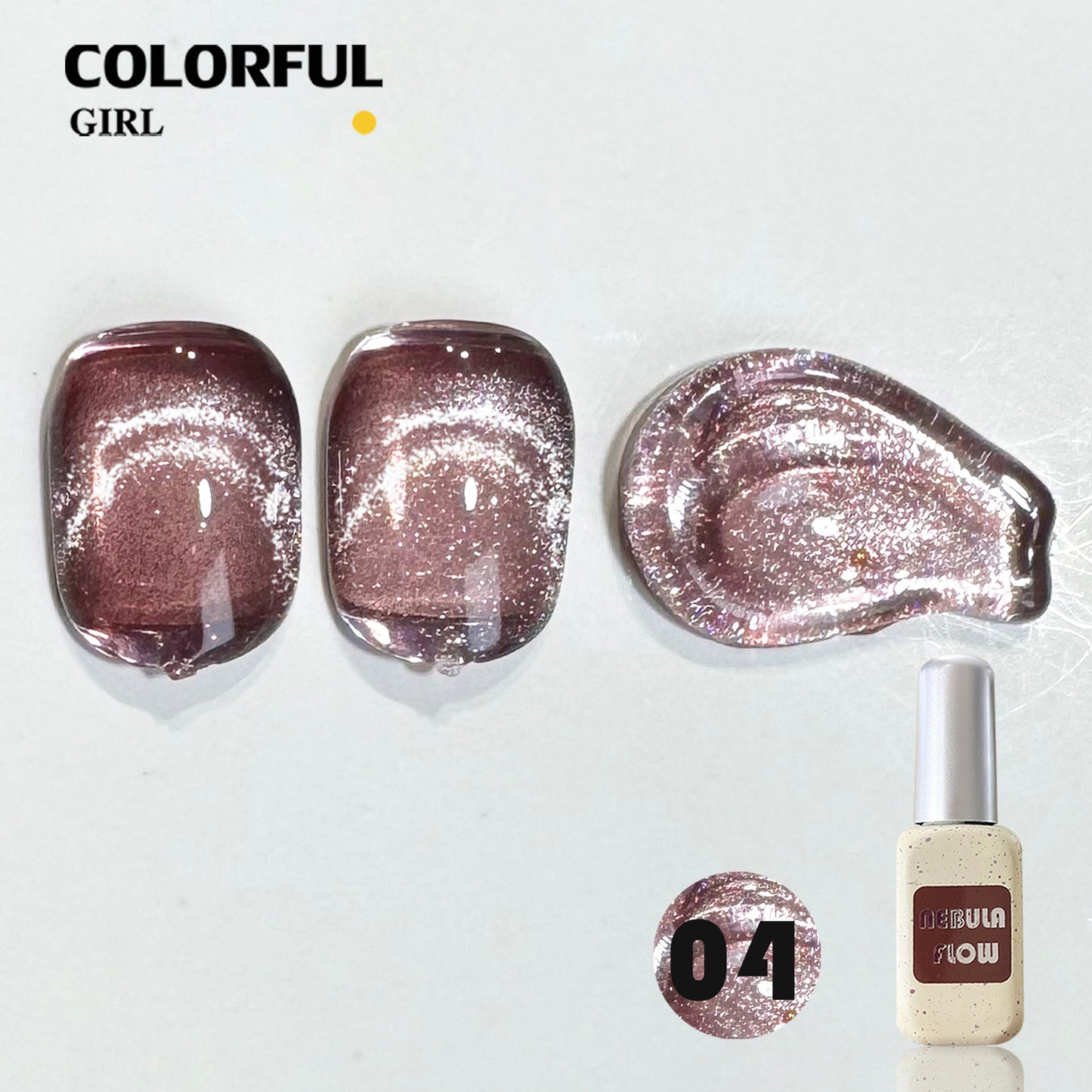 【พร้อมส่ง】NF-021|เบอร์ 1-24 สีเจลแคทอาย แบบแยกขวด NebulNFlow | สีแน่น ต้องอบ ส่งไว วิบวับ สีลูกแก้ว สวยมาก