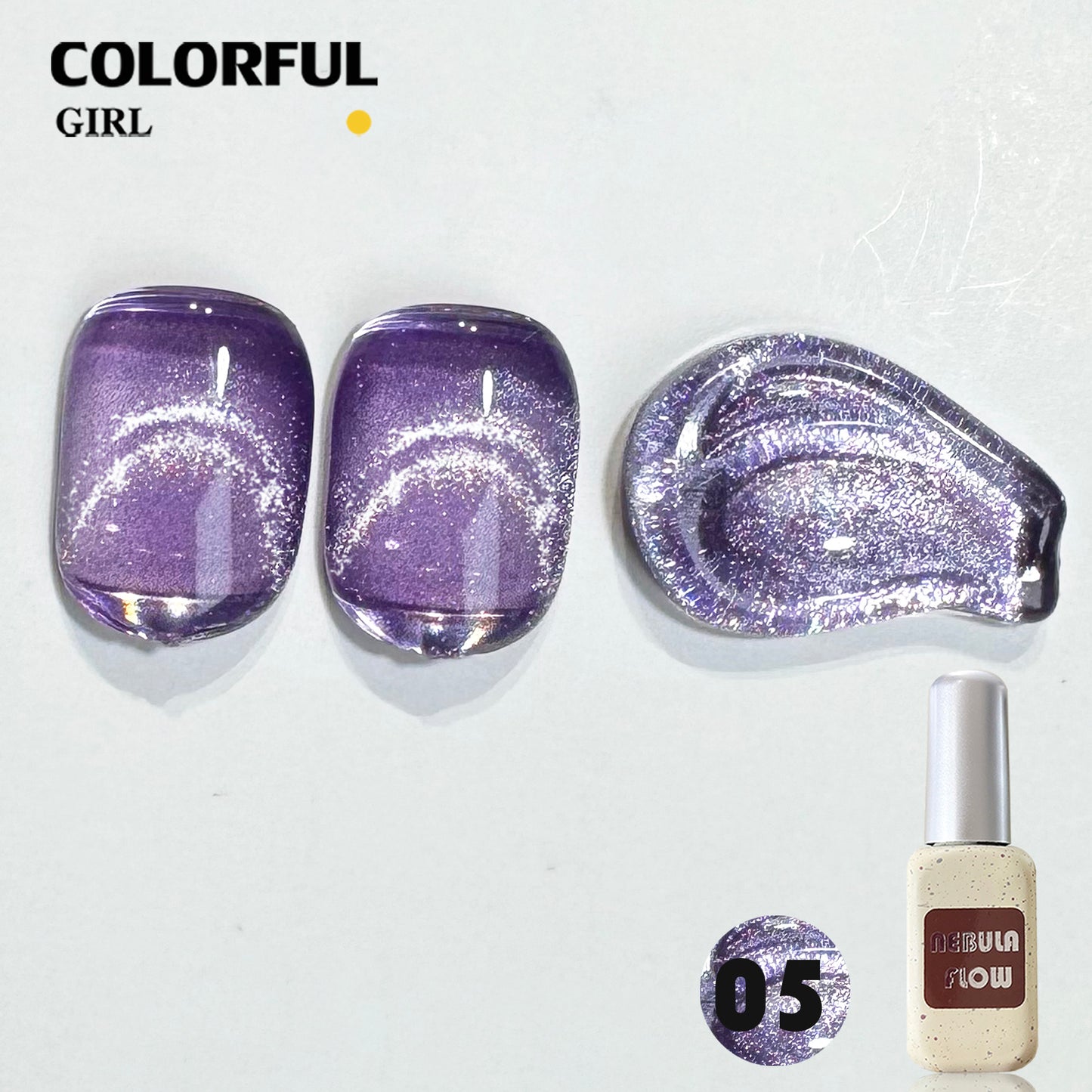 【พร้อมส่ง】NF-021|เบอร์ 1-24 สีเจลแคทอาย แบบแยกขวด NebulNFlow | สีแน่น ต้องอบ ส่งไว วิบวับ สีลูกแก้ว สวยมาก