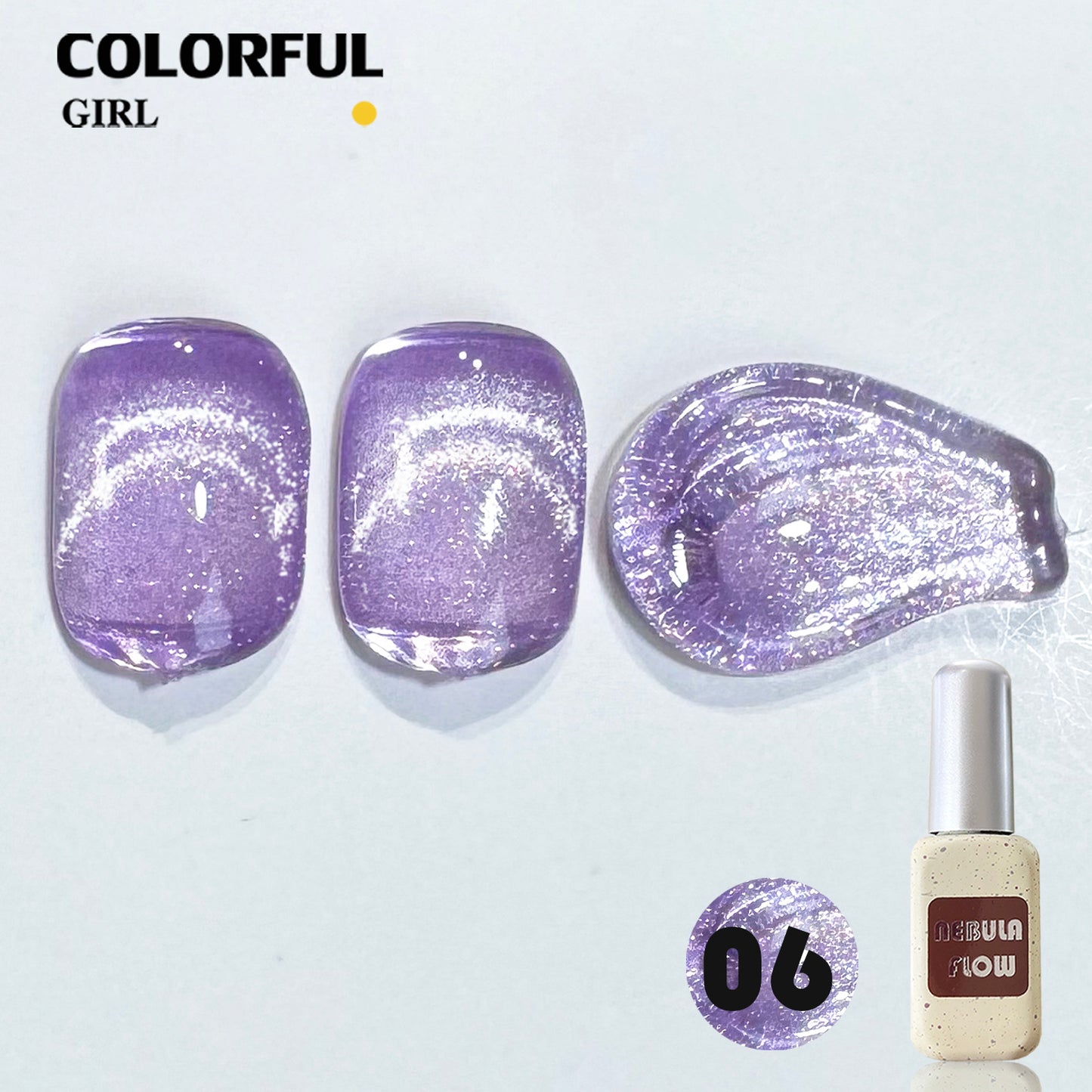 【พร้อมส่ง】NF-021|เบอร์ 1-24 สีเจลแคทอาย แบบแยกขวด NebulNFlow | สีแน่น ต้องอบ ส่งไว วิบวับ สีลูกแก้ว สวยมาก
