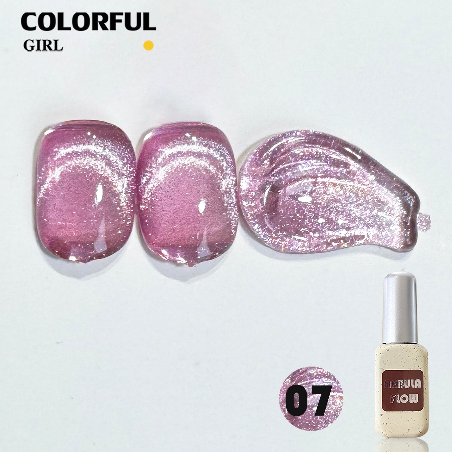 【พร้อมส่ง】NF-021|เบอร์ 1-24 สีเจลแคทอาย แบบแยกขวด NebulNFlow | สีแน่น ต้องอบ ส่งไว วิบวับ สีลูกแก้ว สวยมาก