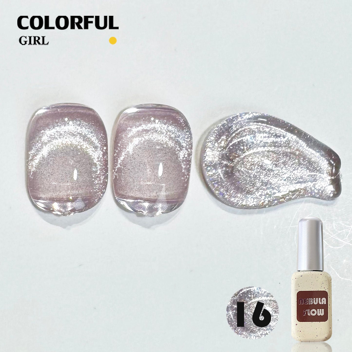 【พร้อมส่ง】NF-021|เบอร์ 1-24 สีเจลแคทอาย แบบแยกขวด NebulNFlow | สีแน่น ต้องอบ ส่งไว วิบวับ สีลูกแก้ว สวยมาก