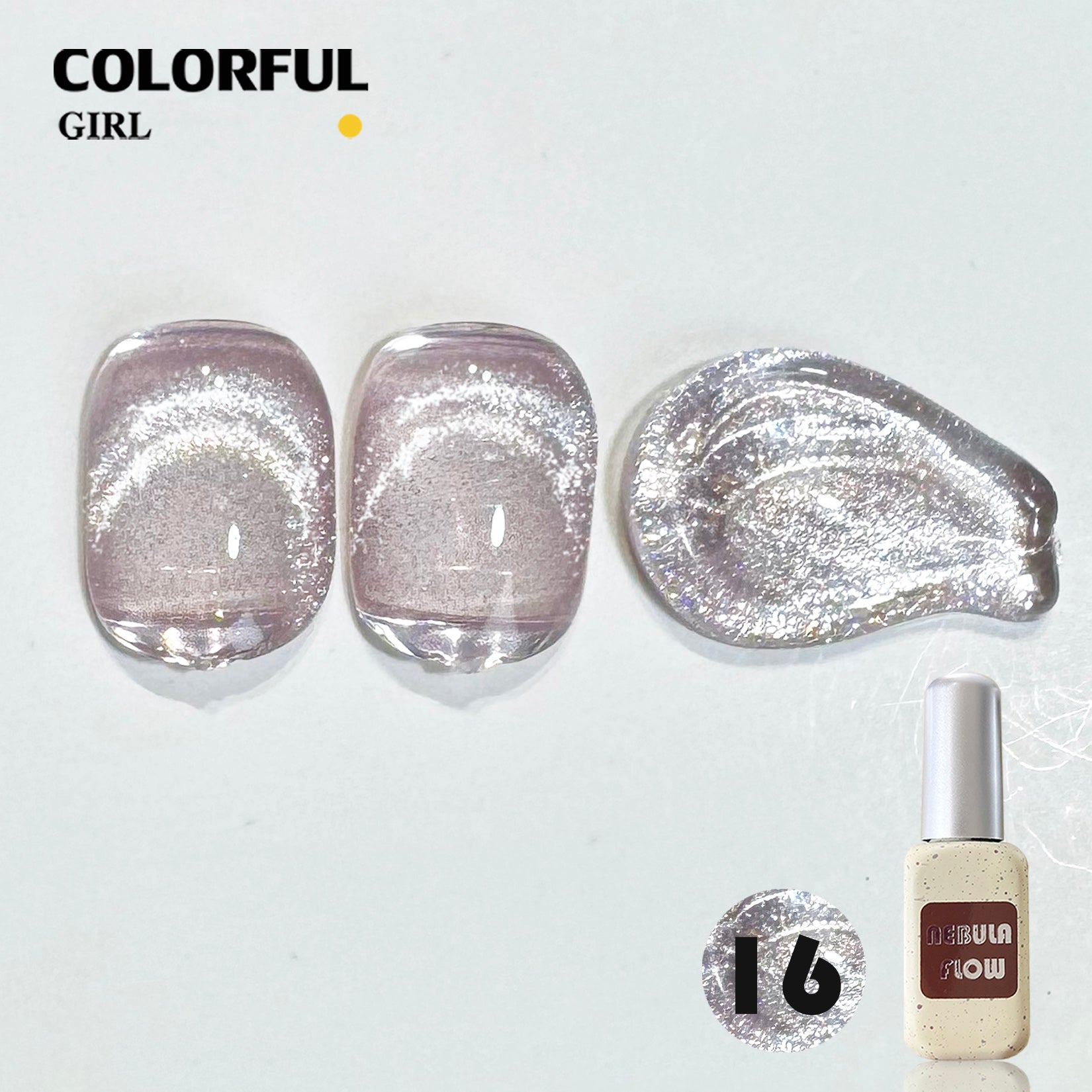 NebulNFlow เบอร์ 1-24 สีเจลแคทอาย แบบแยก