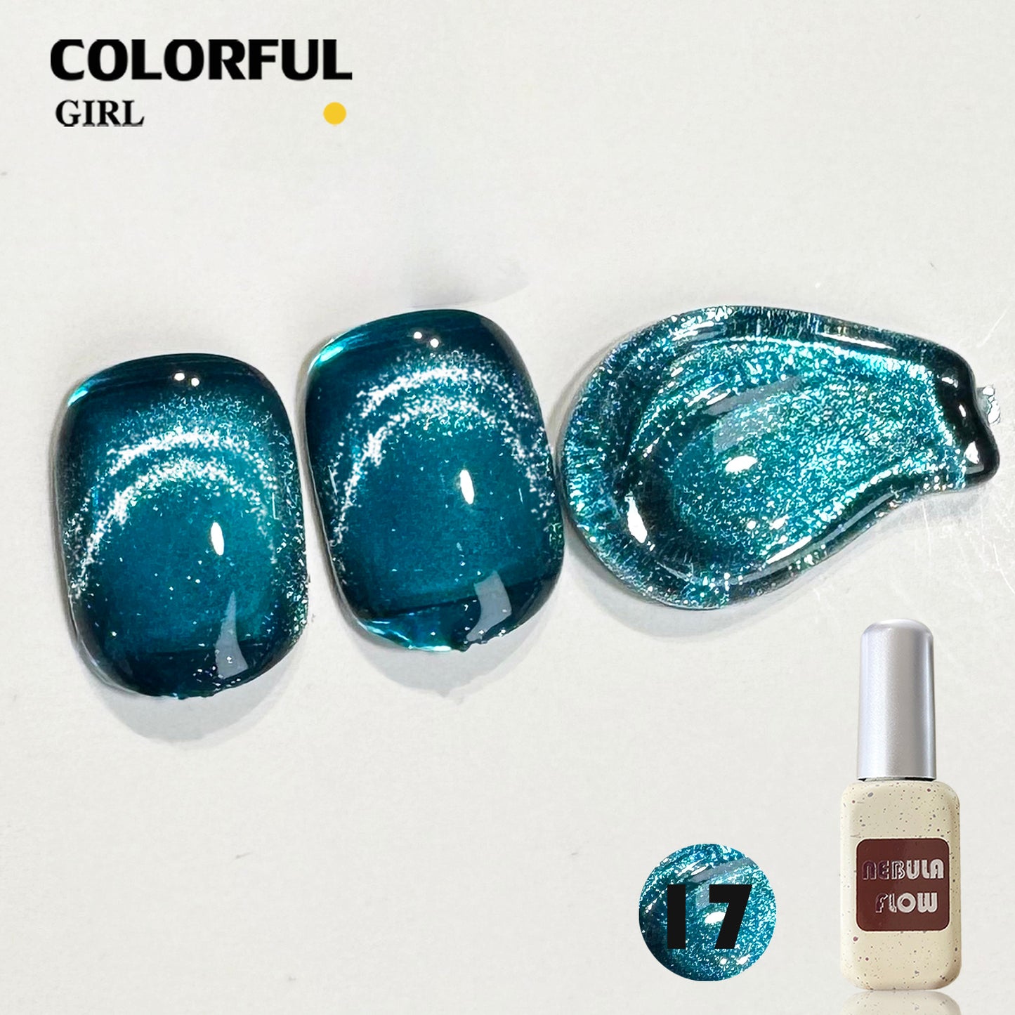 【พร้อมส่ง】NF-021|เบอร์ 1-24 สีเจลแคทอาย แบบแยกขวด NebulNFlow | สีแน่น ต้องอบ ส่งไว วิบวับ สีลูกแก้ว สวยมาก