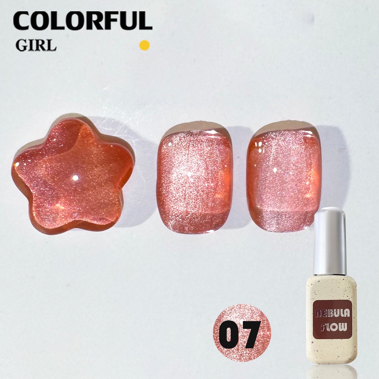 【พร้อมส่ง】NF-002|แบบแยกขวด เบอร์ 1-12 สีเจลแคทอายเนื้อซาติน NebulNFlow |ต้องอบ ส่งไว สีแน่น วิบวับ สีลูกแก้ว สีเจลแคทอาย สวยมาก