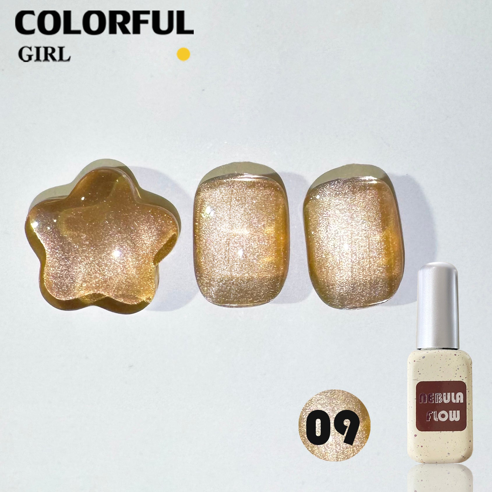 NebulNFlow แบบแยกขวด เบอร์ 1-12 สีเจลแคทอายเนื้อซาติน