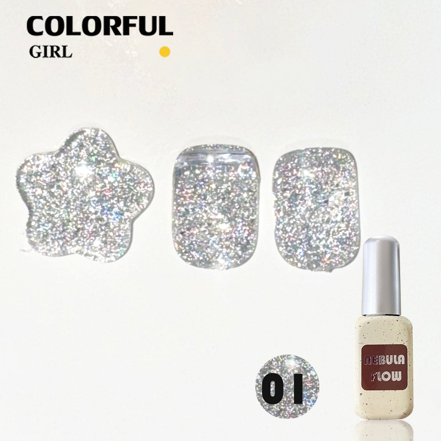 NebulNFlow เบอร์ 1-12 แบบแยกขวด สีเจลแฟลช