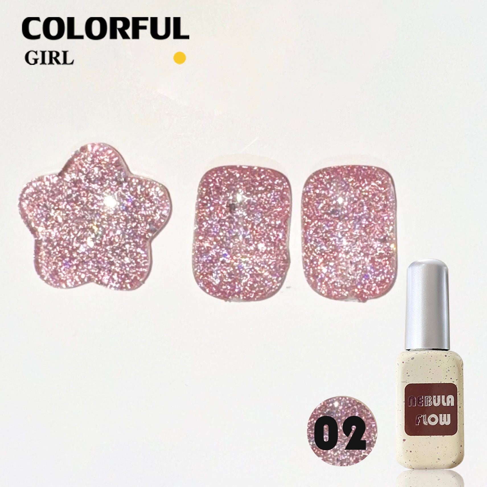NebulNFlow เบอร์ 1-12 แบบแยกขวด สีเจลแฟลช