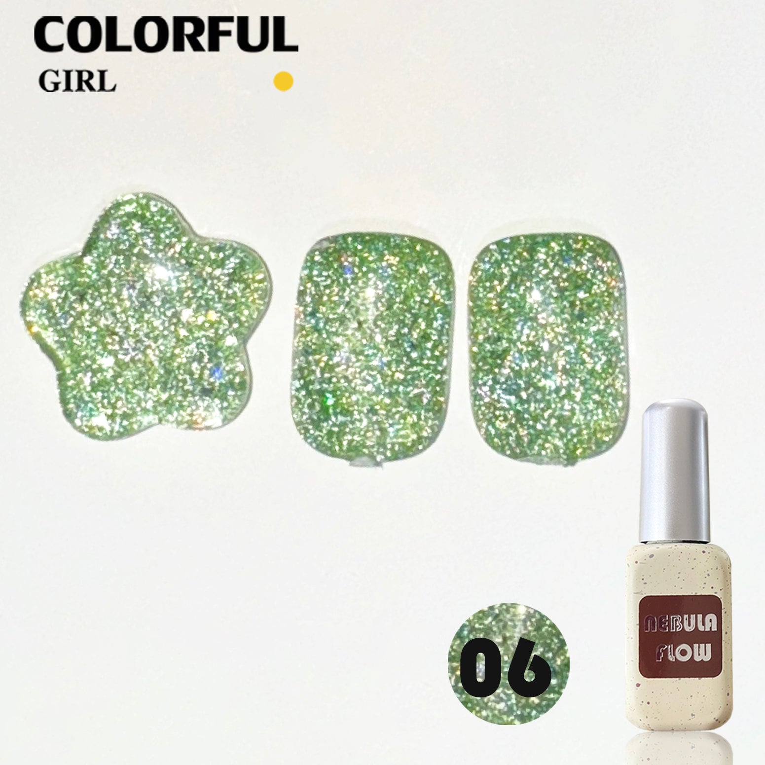 NebulNFlow เบอร์ 1-12 แบบแยกขวด สีเจลแฟลช