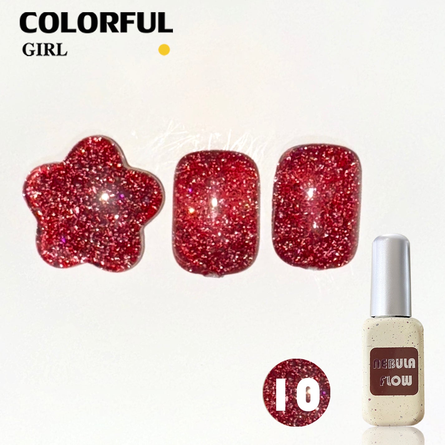 NebulNFlow เบอร์ 1-12 แบบแยกขวด สีเจลแฟลช