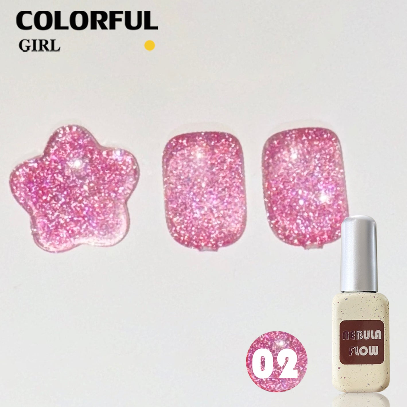 【พร้อมส่ง】NF-004|เบอร์ 1-12 แบบแยกขวด สีเจลแฟลช NebulNFlow | สีเล็บเจล ต้องอบ ส่งไว แถม ชาร์ทสี ยาทาเล็บเจล