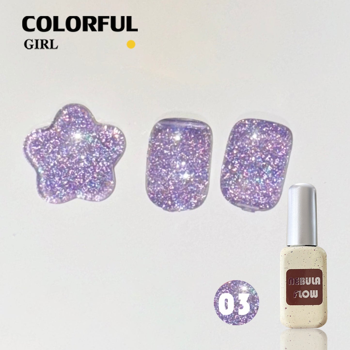 【พร้อมส่ง】NF-004|เบอร์ 1-12 แบบแยกขวด สีเจลแฟลช NebulNFlow | สีเล็บเจล ต้องอบ ส่งไว แถม ชาร์ทสี ยาทาเล็บเจล