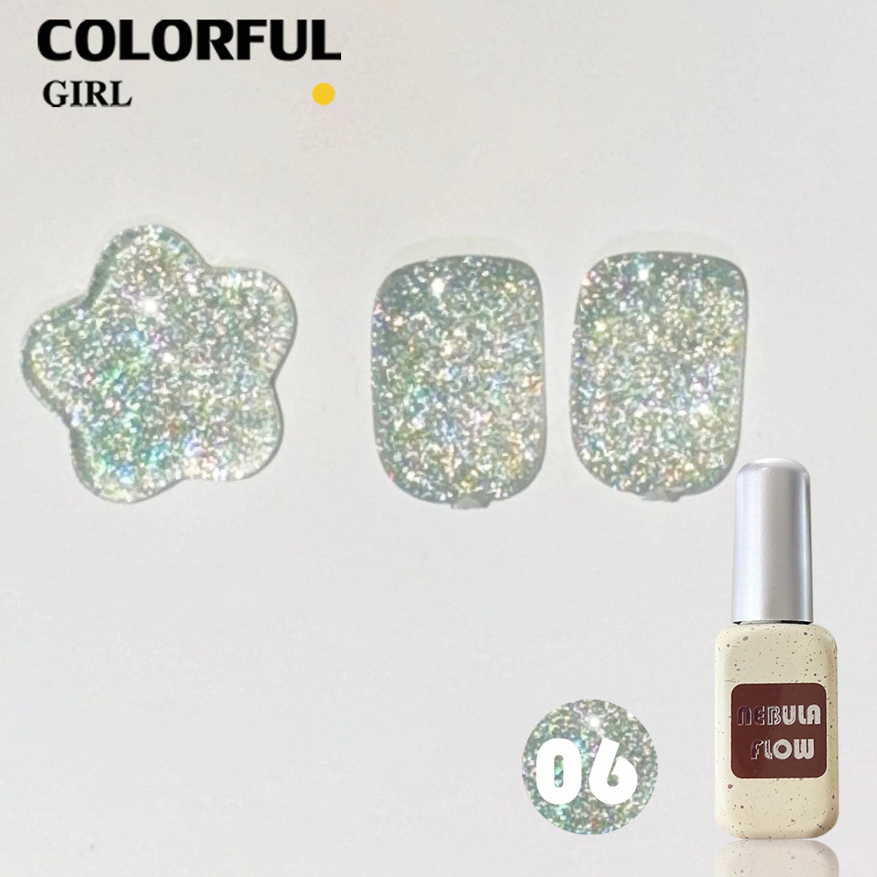 【พร้อมส่ง】NF-004|เบอร์ 1-12 แบบแยกขวด สีเจลแฟลช NebulNFlow | สีเล็บเจล ต้องอบ ส่งไว แถม ชาร์ทสี ยาทาเล็บเจล