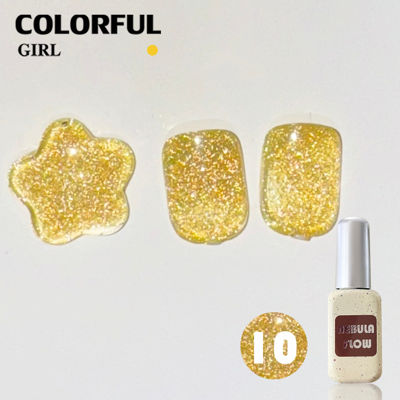 【พร้อมส่ง】NF-004|เบอร์ 1-12 แบบแยกขวด สีเจลแฟลช NebulNFlow | สีเล็บเจล ต้องอบ ส่งไว แถม ชาร์ทสี ยาทาเล็บเจล