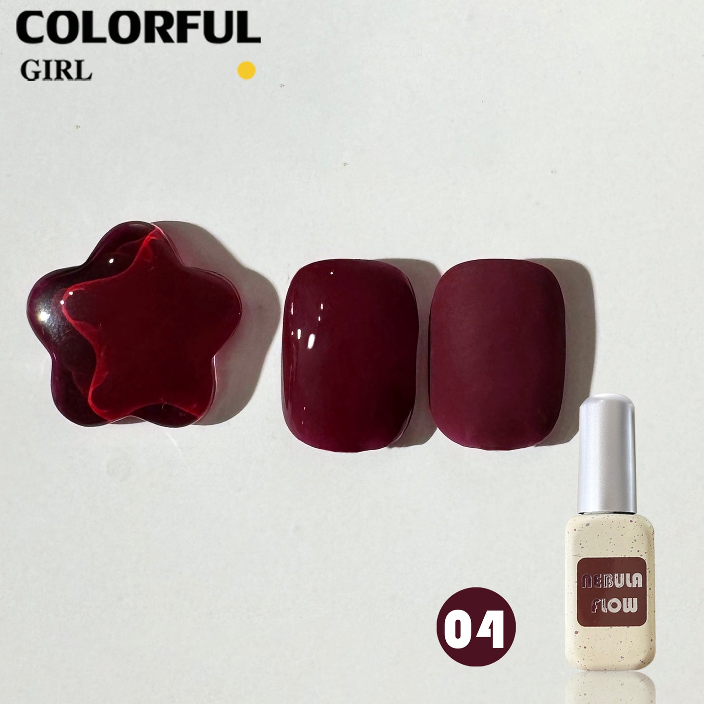 【พร้อมส่ง】NF-007|เบอร์ 1-12 แบบแยกขวด สีเจลสีแดง NebulNFlow| สีเจลสีพื้น/สีเจลแคทอาย/สีเจลกลิซเตอร์/สีเจลไซรัป วิบวับ สีแน่น ต้องอบ สวยมาก "