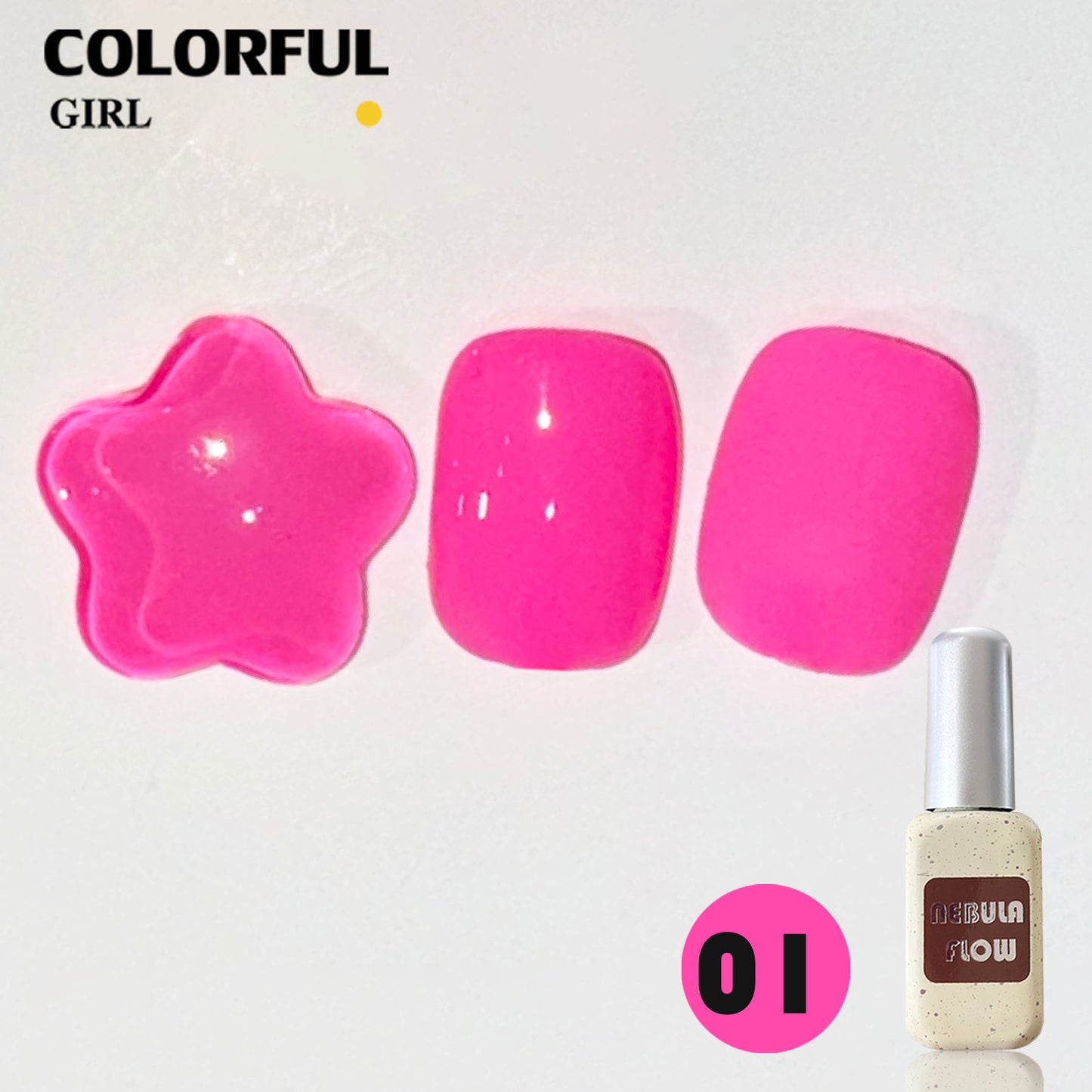 【พร้อมส่ง】 NF-013|12สี แบบแยกขวด สีเจลสีนีออน NebulNFlow|สีเจลสีพื้น/สีเจลกลิซเตอร์/ สีแน่น ต้องอบ วิบวับ สวยมาก