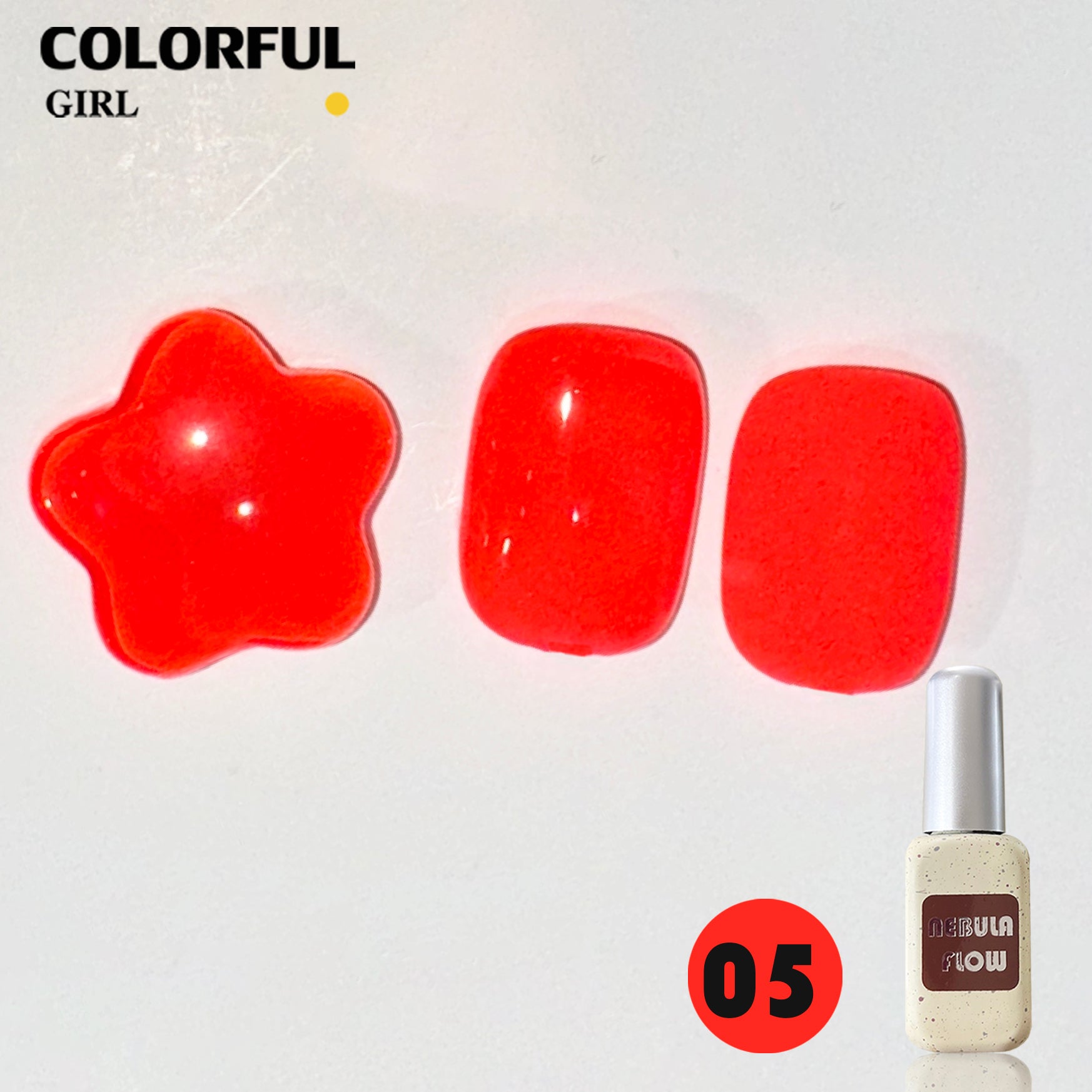 NebulNFlow แบบแยกขวด สีนีออน เบอร์ 1-12 |ไม่เรืองแสง
