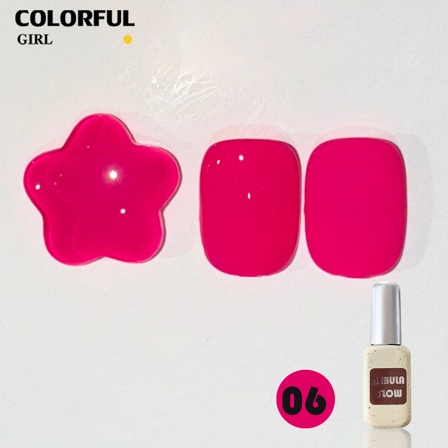 【พร้อมส่ง】 NF-013|12สี แบบแยกขวด สีเจลสีนีออน NebulNFlow|สีเจลสีพื้น/สีเจลกลิซเตอร์/ สีแน่น ต้องอบ วิบวับ สวยมาก