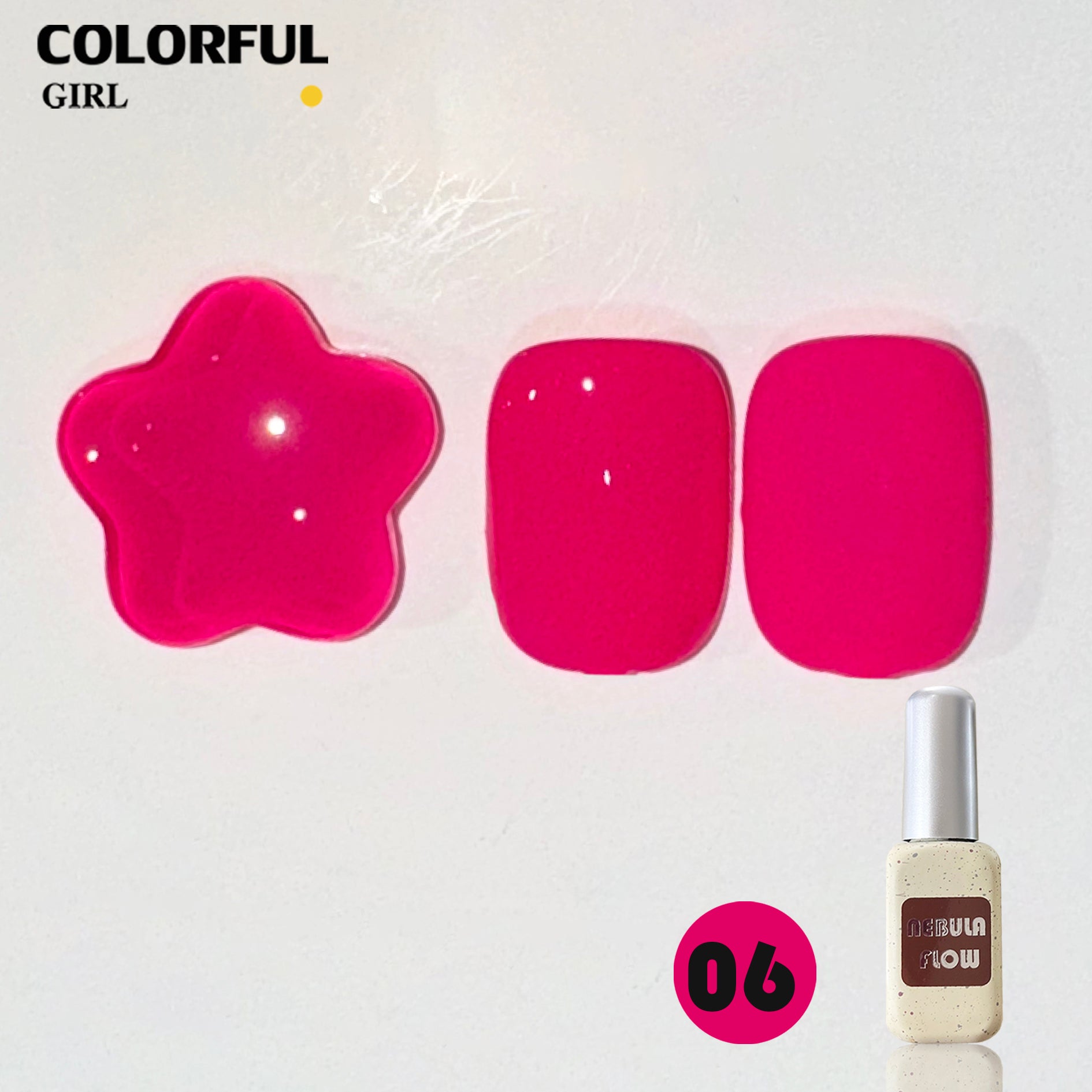 NebulNFlow แบบแยกขวด สีนีออน เบอร์ 1-12 |ไม่เรืองแสง