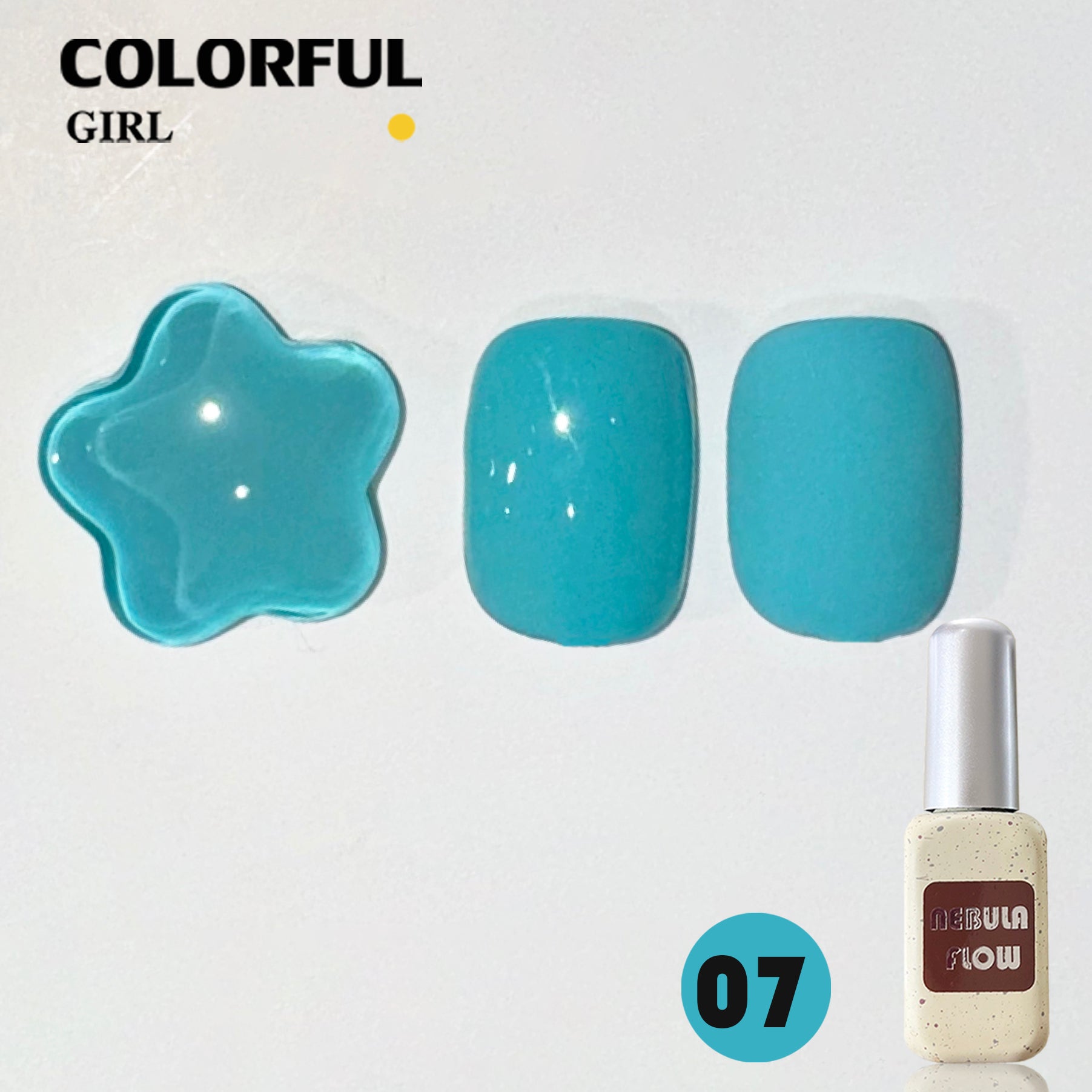 NebulNFlow แบบแยกขวด สีนีออน เบอร์ 1-12 |ไม่เรืองแสง