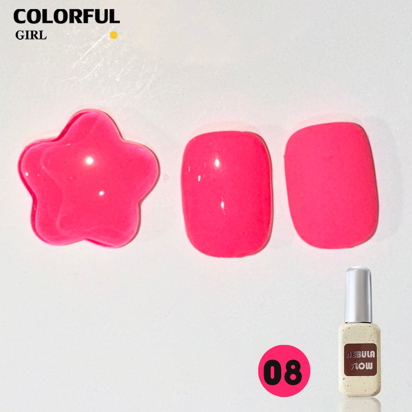 【พร้อมส่ง】 NF-013|12สี แบบแยกขวด สีเจลสีนีออน NebulNFlow|สีเจลสีพื้น/สีเจลกลิซเตอร์/ สีแน่น ต้องอบ วิบวับ สวยมาก