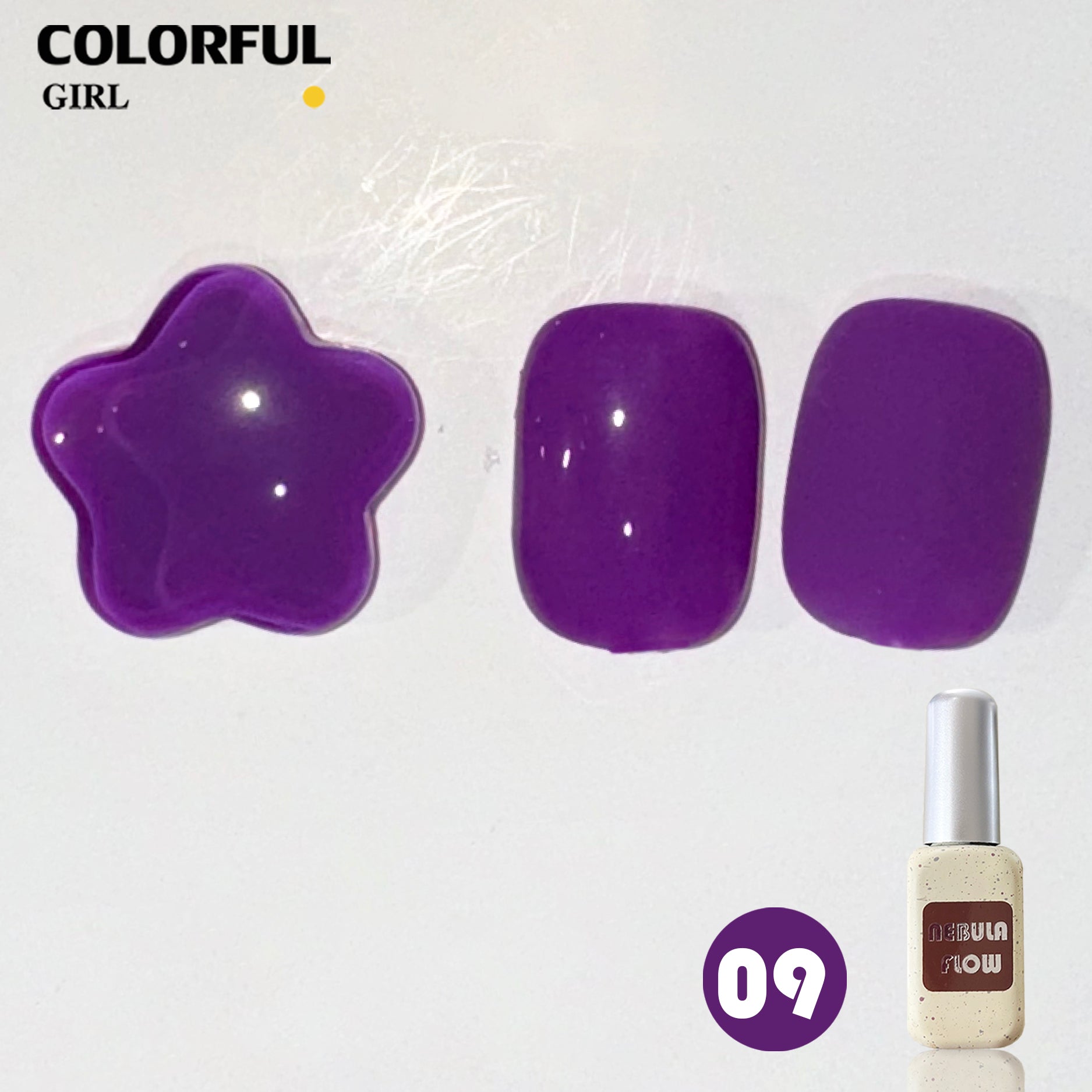 NebulNFlow แบบแยกขวด สีนีออน เบอร์ 1-12 |ไม่เรืองแสง