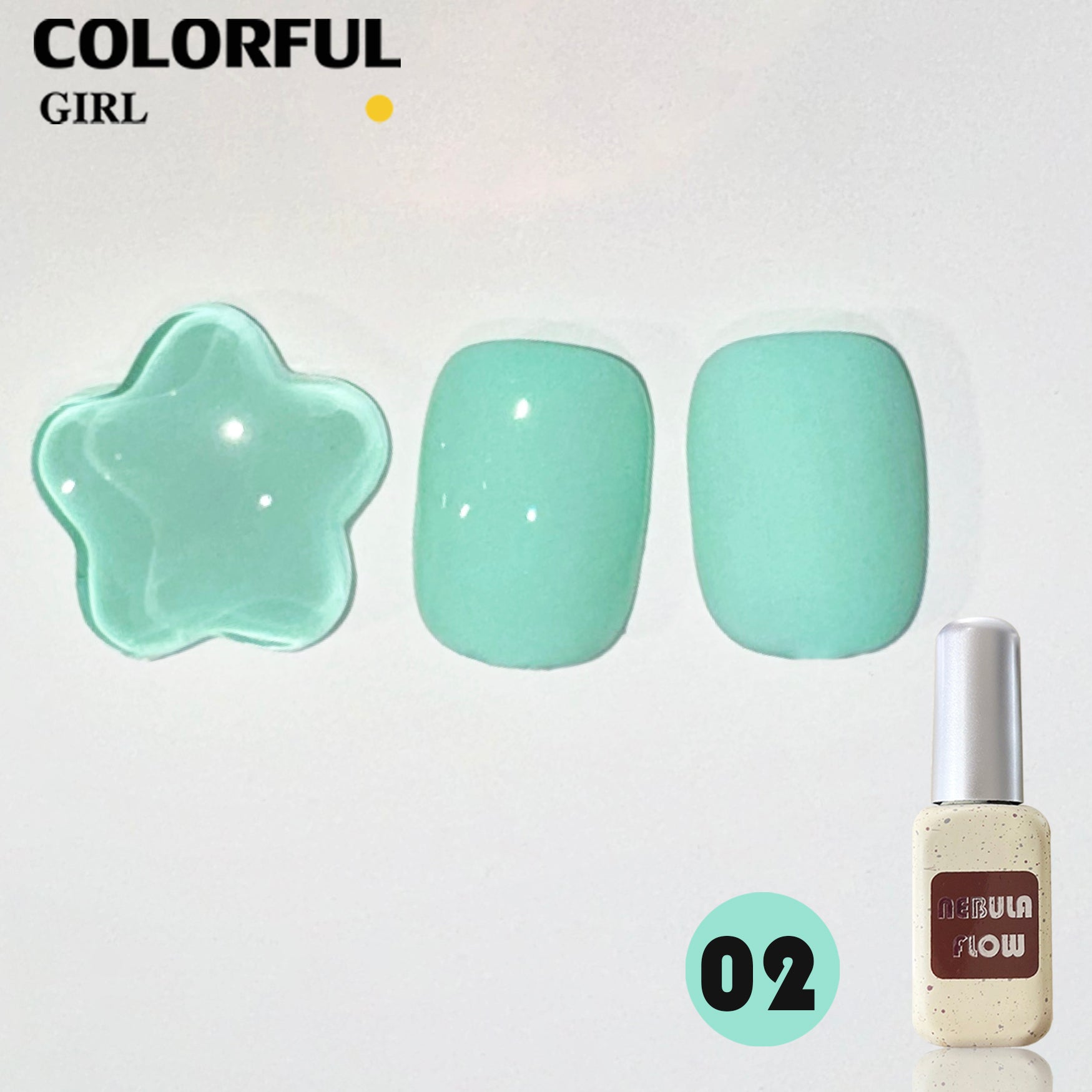 NebulNFlow 12 สี สีพาสเทล แบบแยกขวด | สีพาสเทล