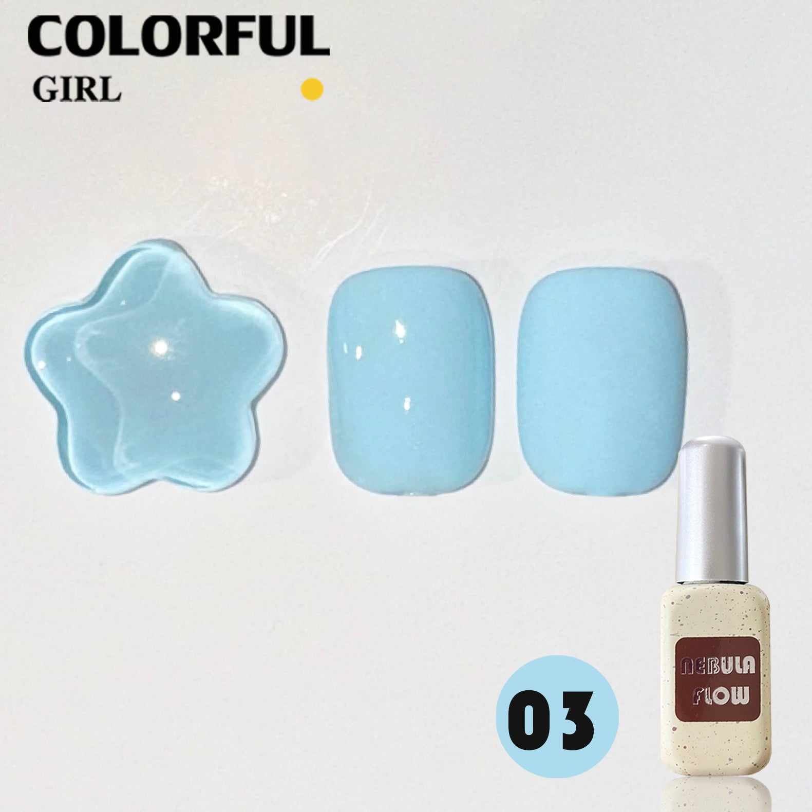 NebulNFlow 12 สี สีพาสเทล แบบแยกขวด | สีพาสเทล