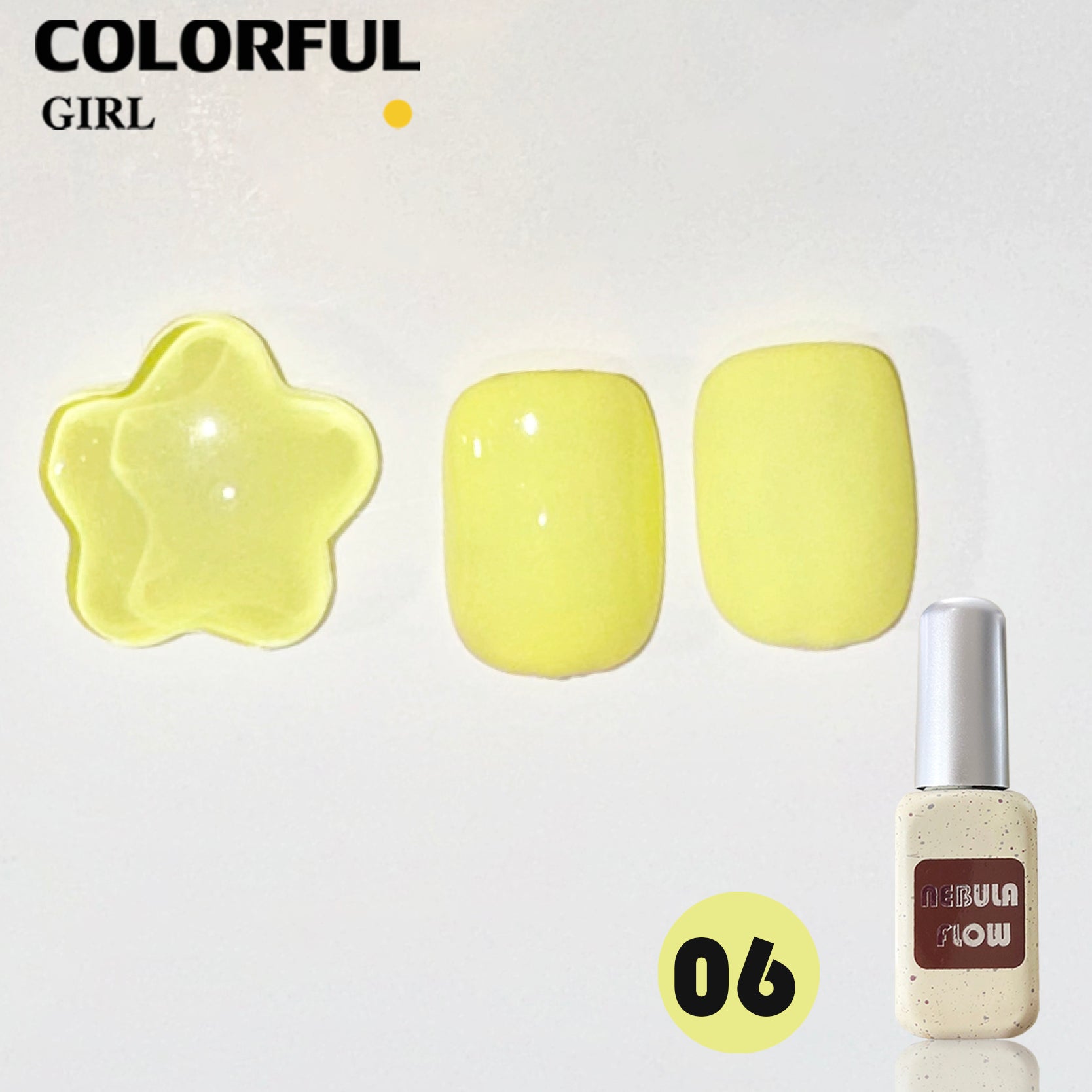 NebulNFlow 12 สี สีพาสเทล แบบแยกขวด | สีพาสเทล