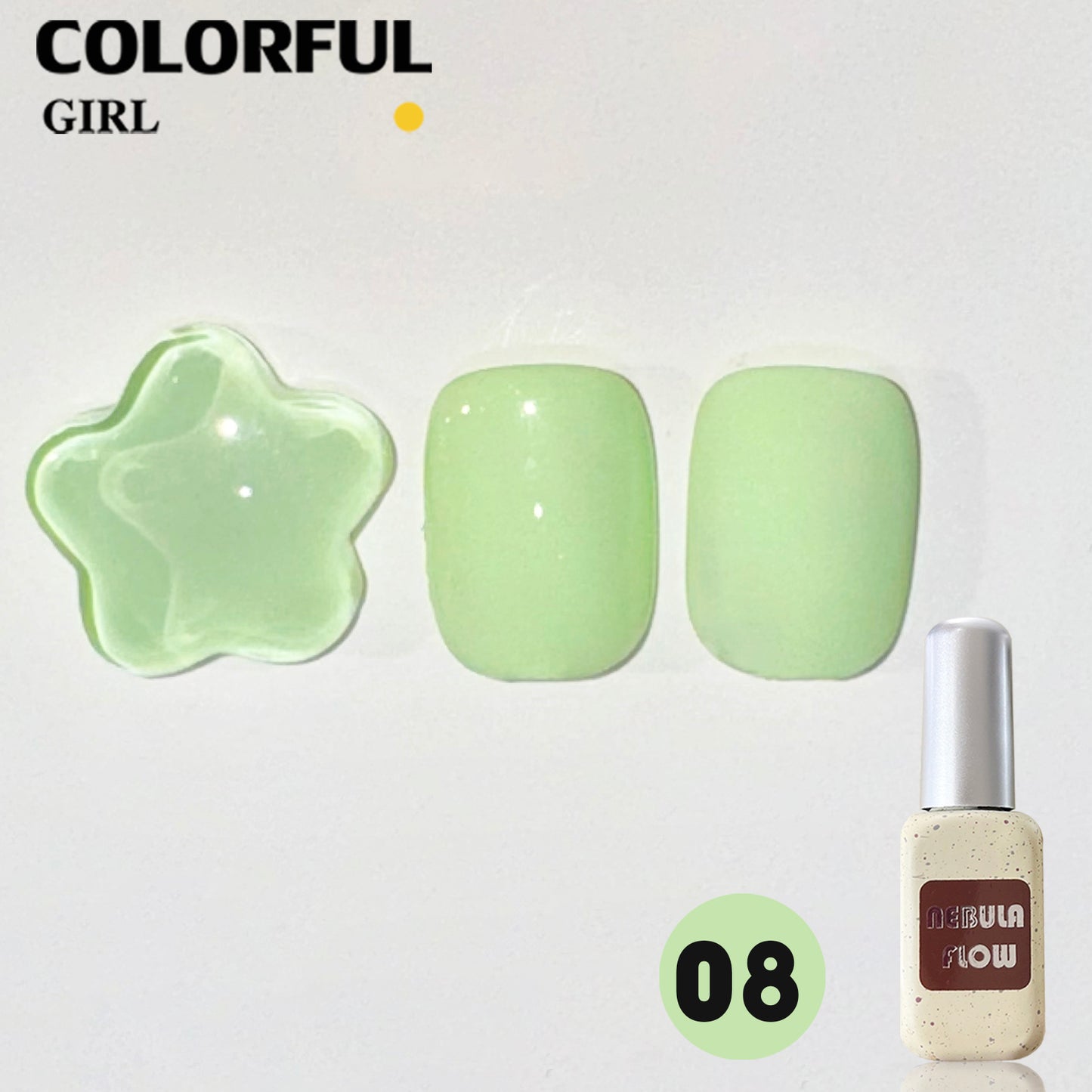 【พร้อมส่ง】NF-014|12สี แบบแยกขวด สีเจลโทนสีมาการอง NebulNFlow|สีพาสเทล สีเจลกลิซเตอร์/สีเจลสีพื้น/  สีแน่น สวยมาก ต้องอบ วิบวับ