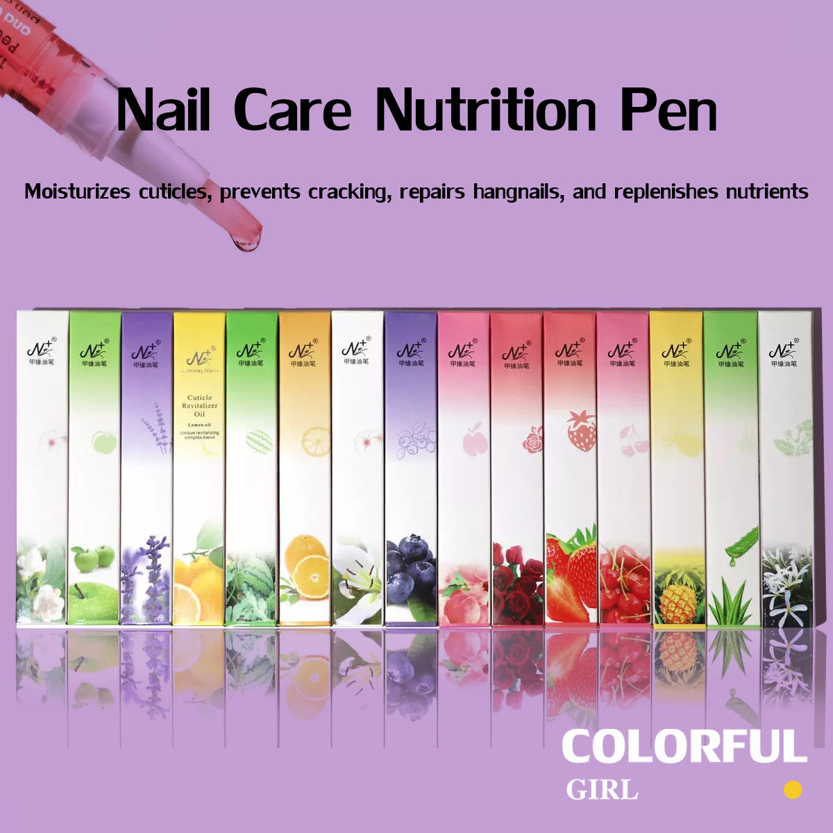 ✨พร้อมส่ง✨ออยบำรุงเล็บ กลิ่นธรรมชาติ  ออยล์บำรุงเล็บแบบปากกา น้ำมันบำรุงเล็บ น้ำมันบำรุงขอบเล็บ