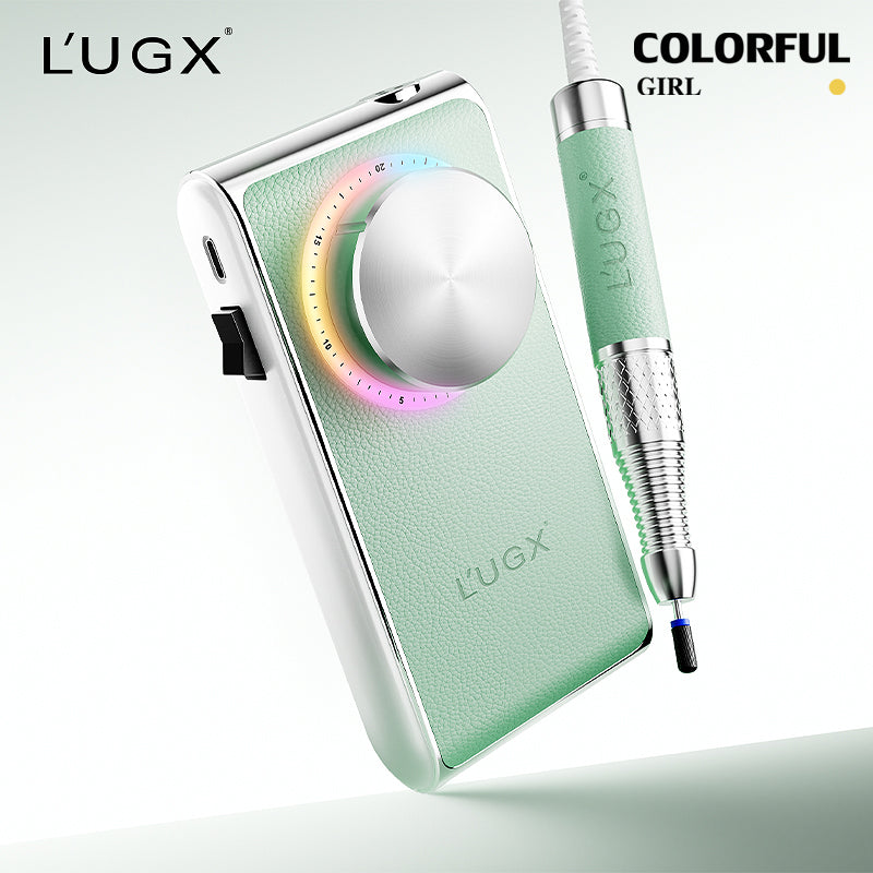 L'UGX เครื่องเจียร์เล็บ LG-902 LUGX มี 4 สีให้เลือก 30,000 rpm 24w เครื่องเจียแบบพกพา ชาร์จไฟได้