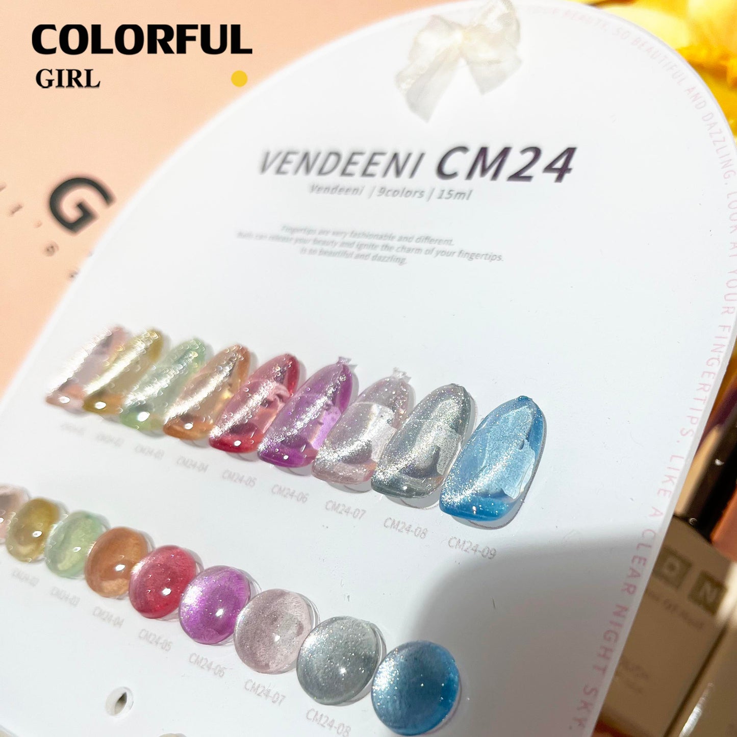 พร้อมส่งในไทย สีเจลทาเล็บแคทอาย《 VENDEENI VDN-CM34》9สี สีลูกแก้วแคทอาย สีลูกแก้ว ส่งไว! แถม ชาร์ทสี✨