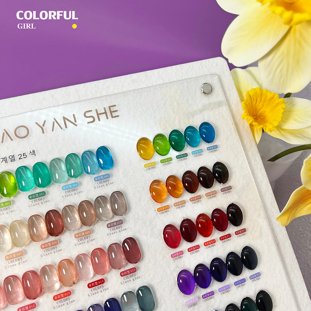 【พร้อมส่ง】สีเจลไซรัป 25 สี JYS (JIAO YAN SHE)สีลูกกวาด